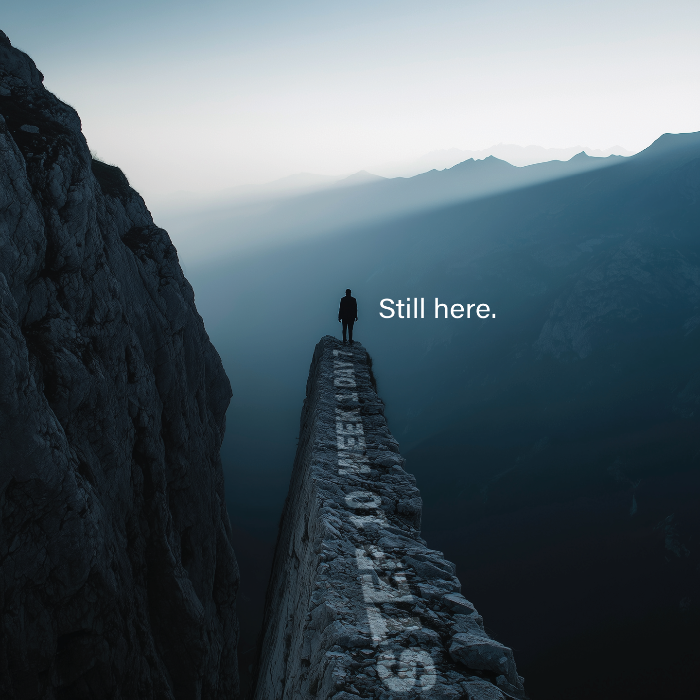 I’m walking a path that doesn’t leave room for lies anymore. There’s no space here for who I pretended to be, or who I wish I was by now. Every step asks for honesty. Every step costs something.  Some days I’m steady. Some days I’m afraid. But I haven’t stepped sideways.  I don’t know where this path ends. I just know that leaving it would be easier—and emptier. So today, I stay. I pay attention. I keep my balance.  I’m not here because I’m strong. I’m here because God met me when I stopped running.  And today, in the narrowness, in the fear, in the quiet— I’m still here.