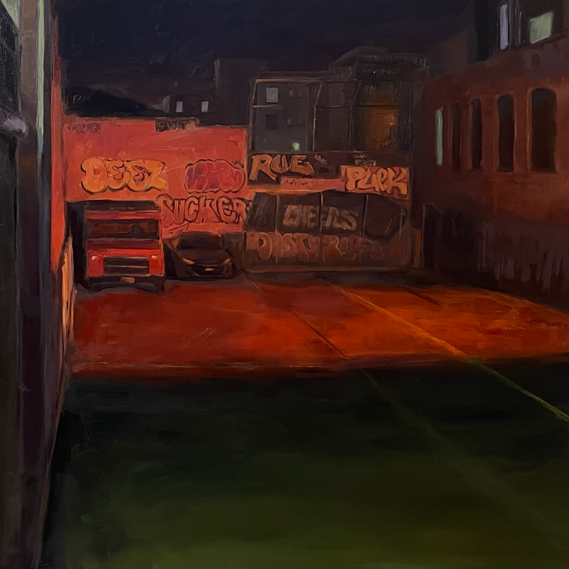 Oil on canvas, 36" x 36"