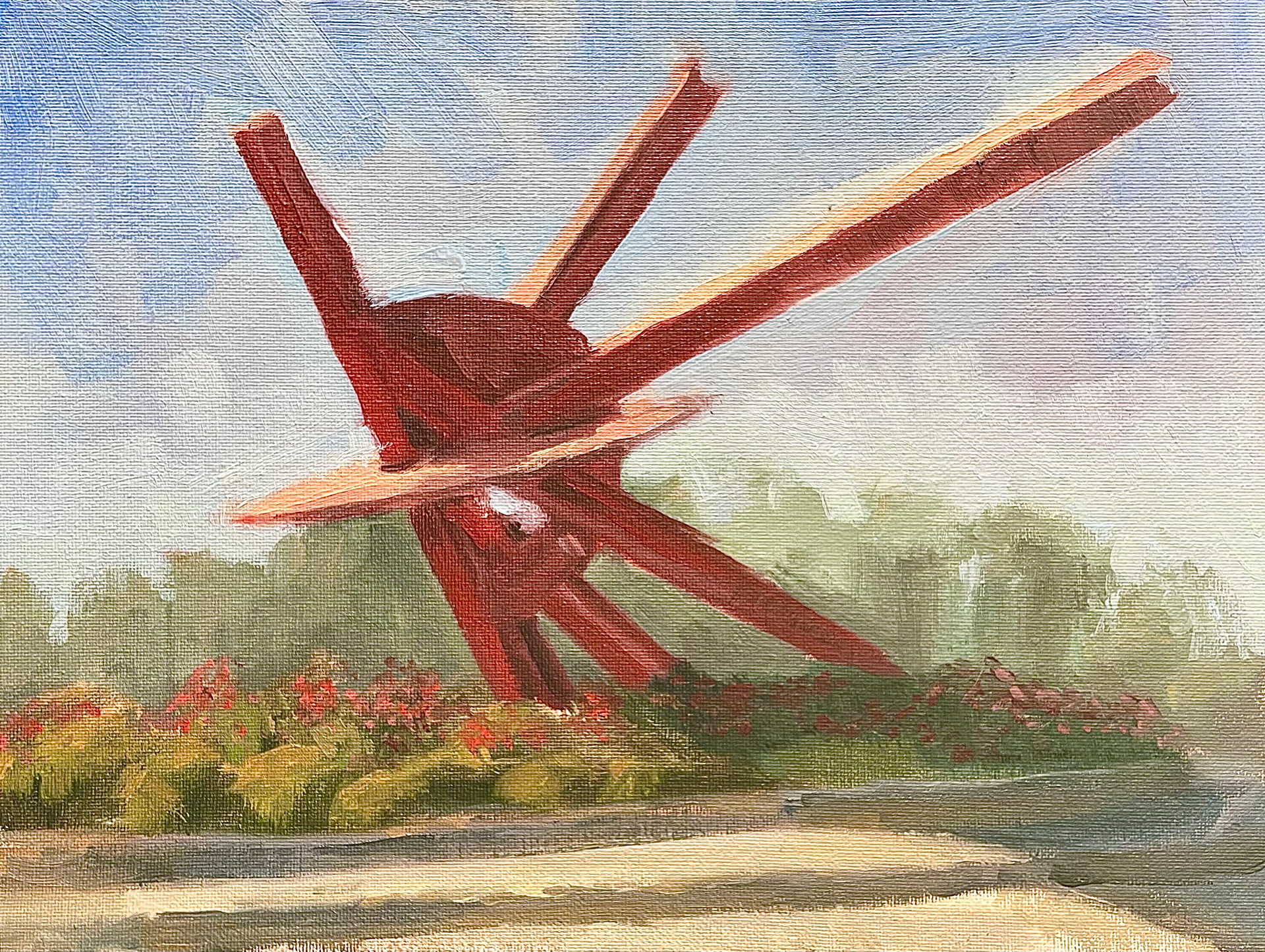 Red Structure / Oil