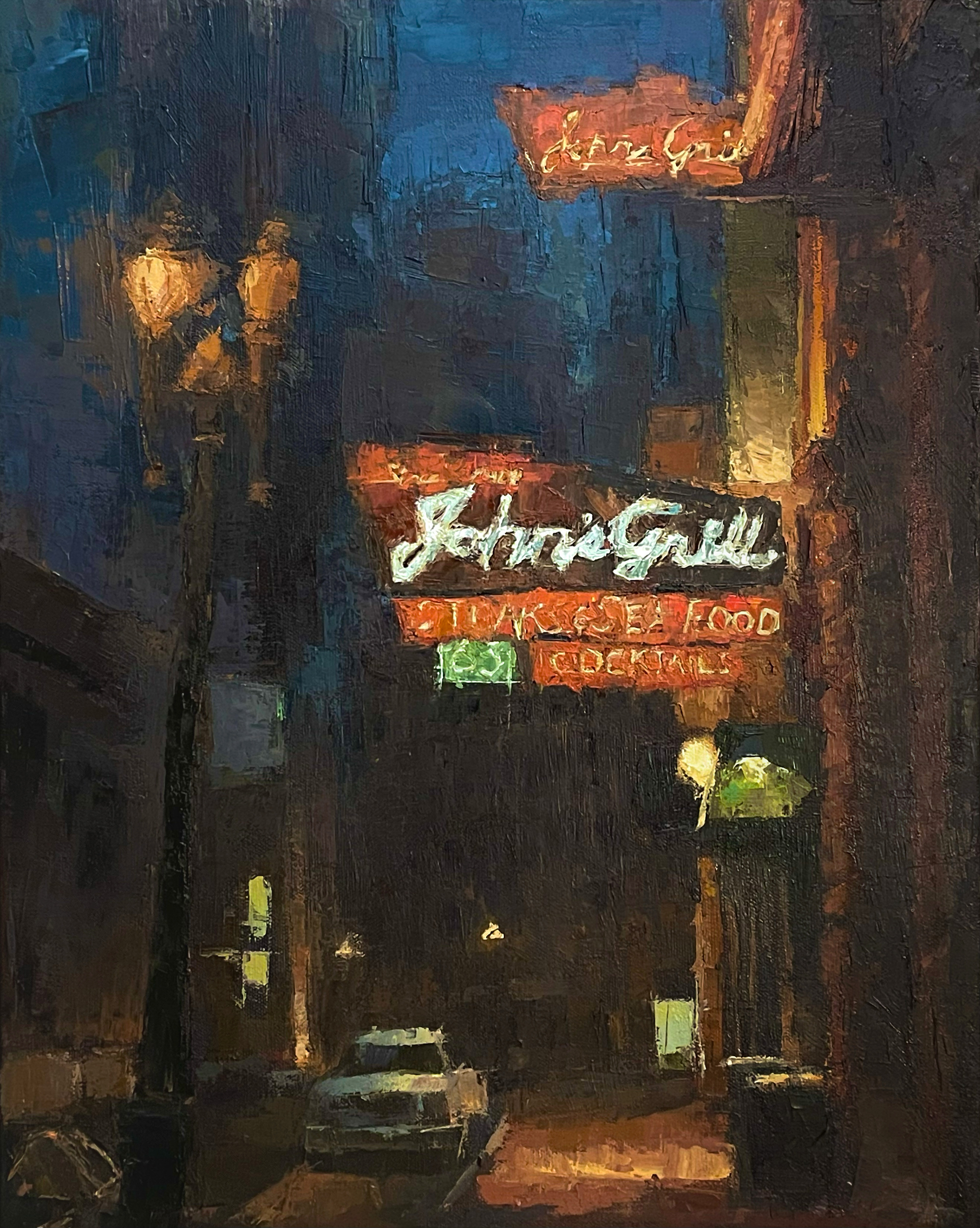 油絵, 2025年, 40時間, Oil on canvas 16" x 20"