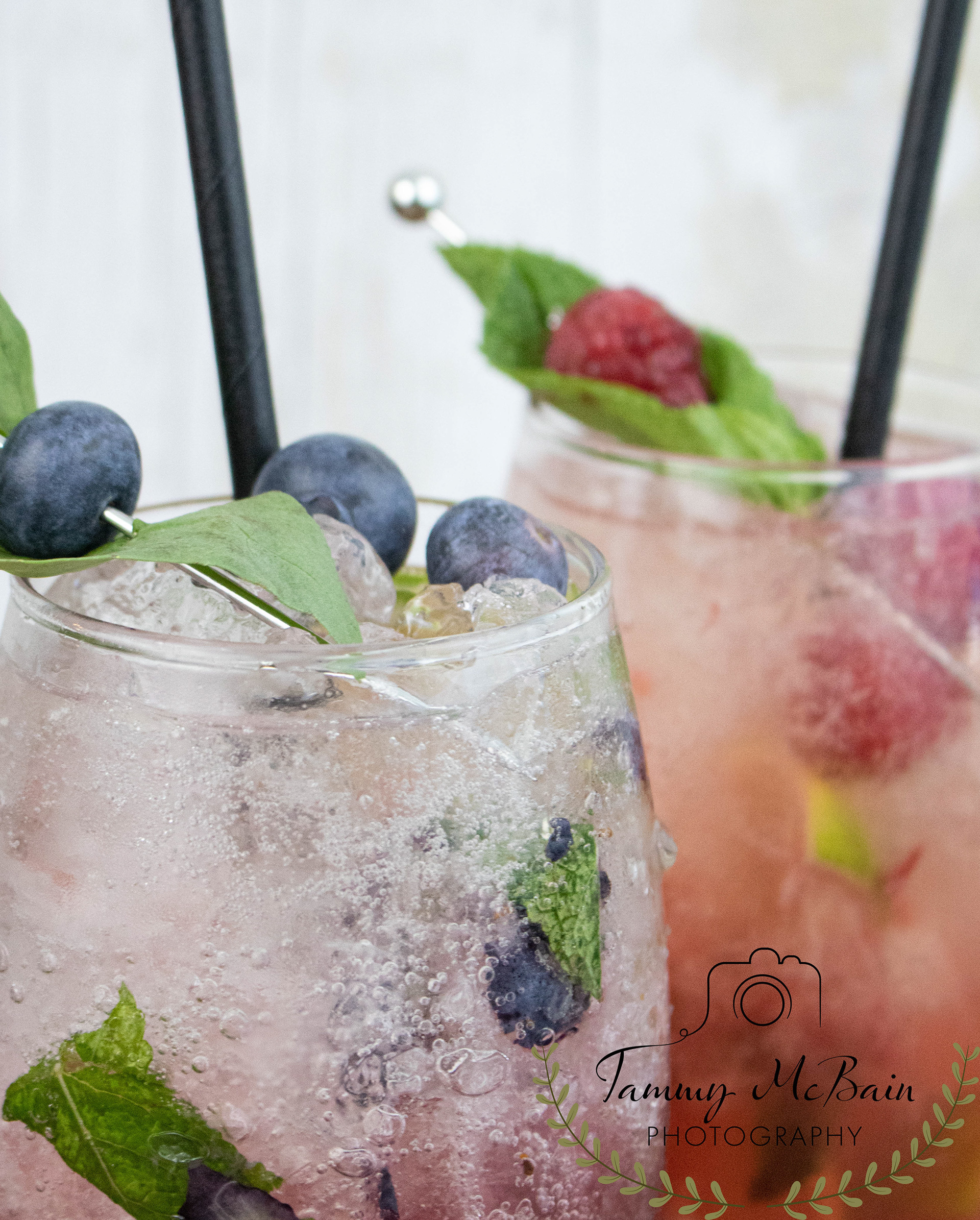 Blueberry & Basil Mojito, Raspberry & Ginger Mojito - The Bar