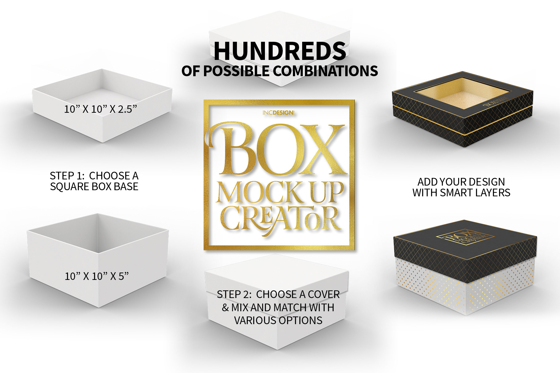 Small Box Carrier Packaging Mockup By INC Design Studio