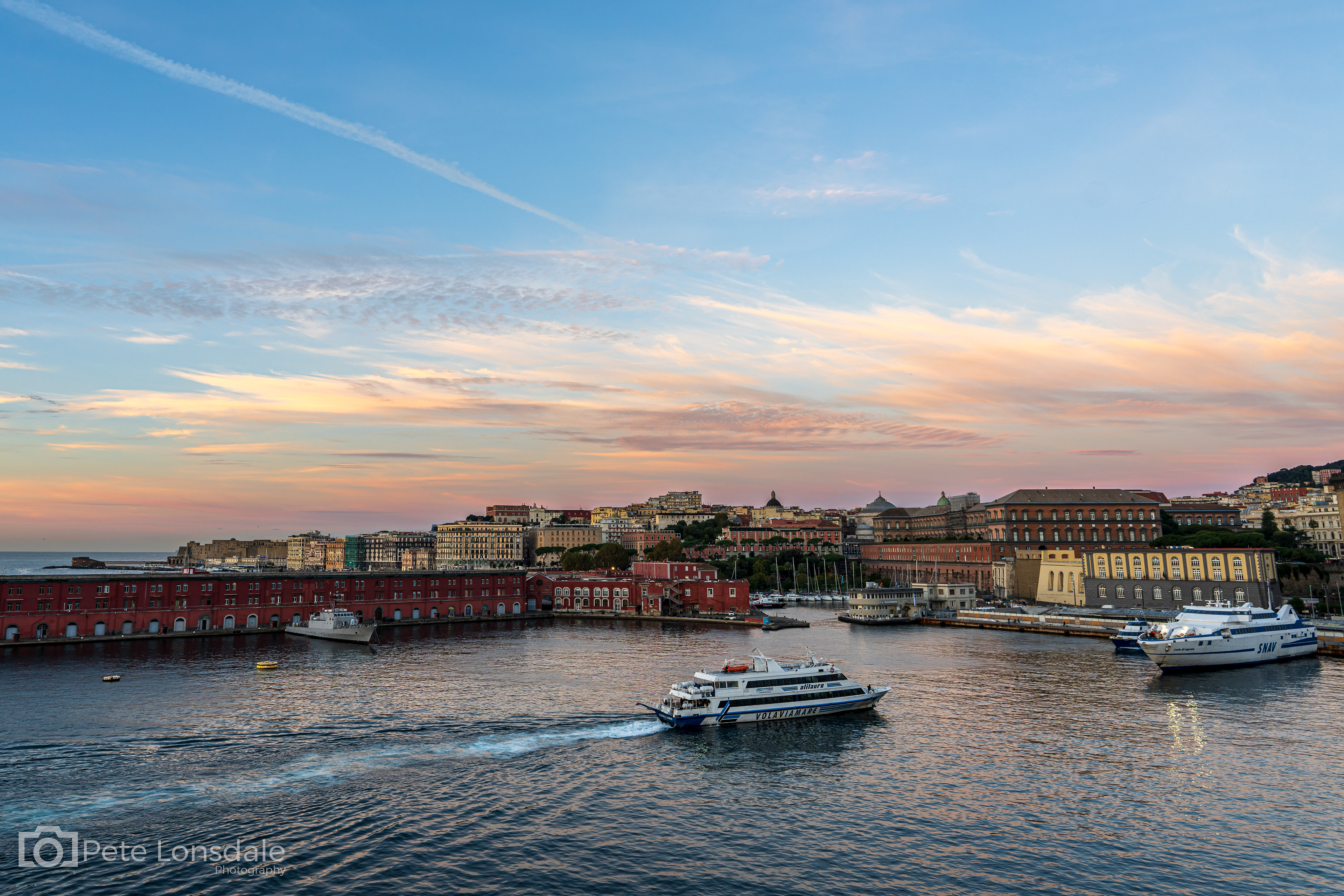 Port of Naples, Italy