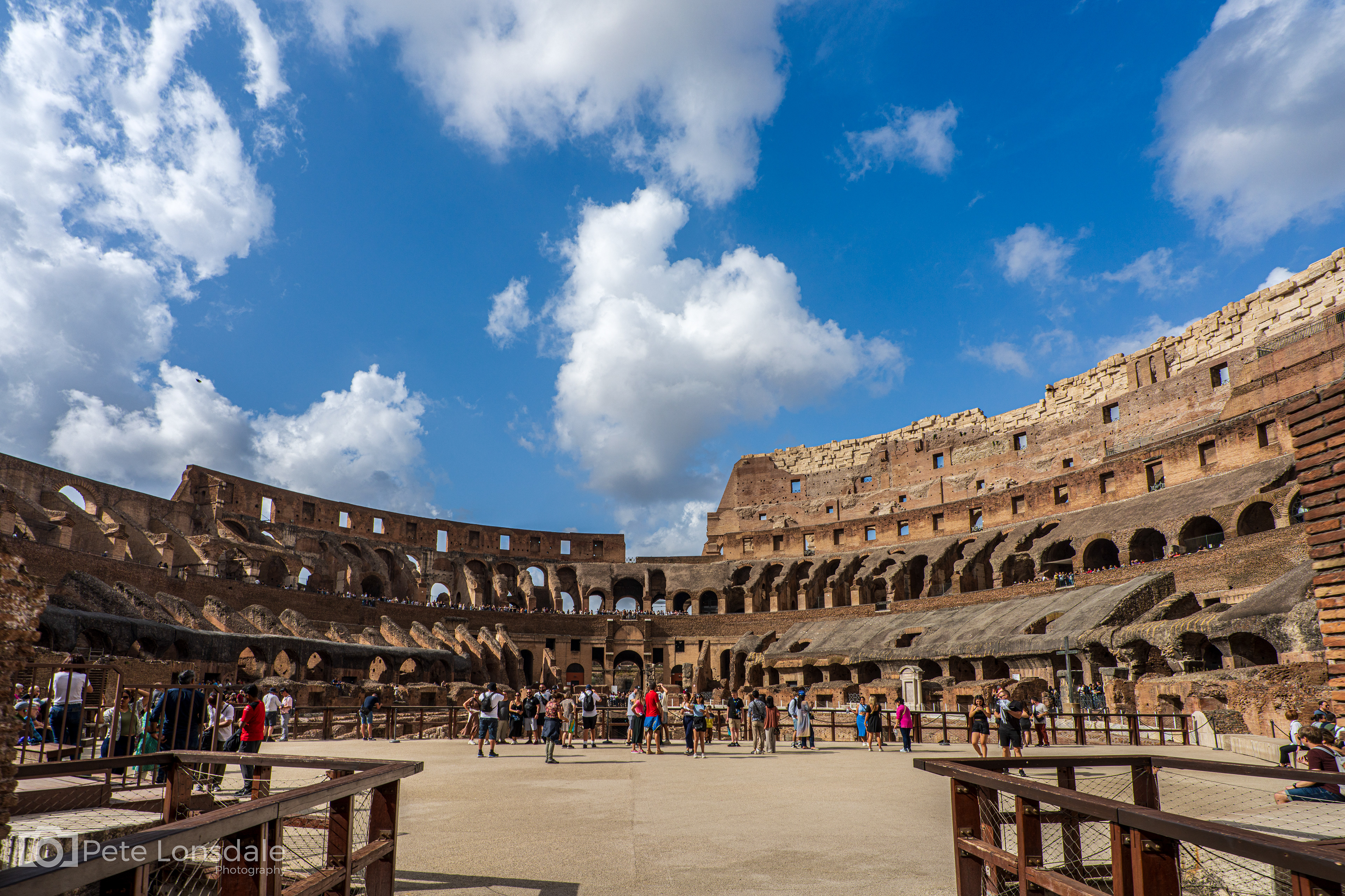 Arena Floor of Colosseum, Rome, Italy