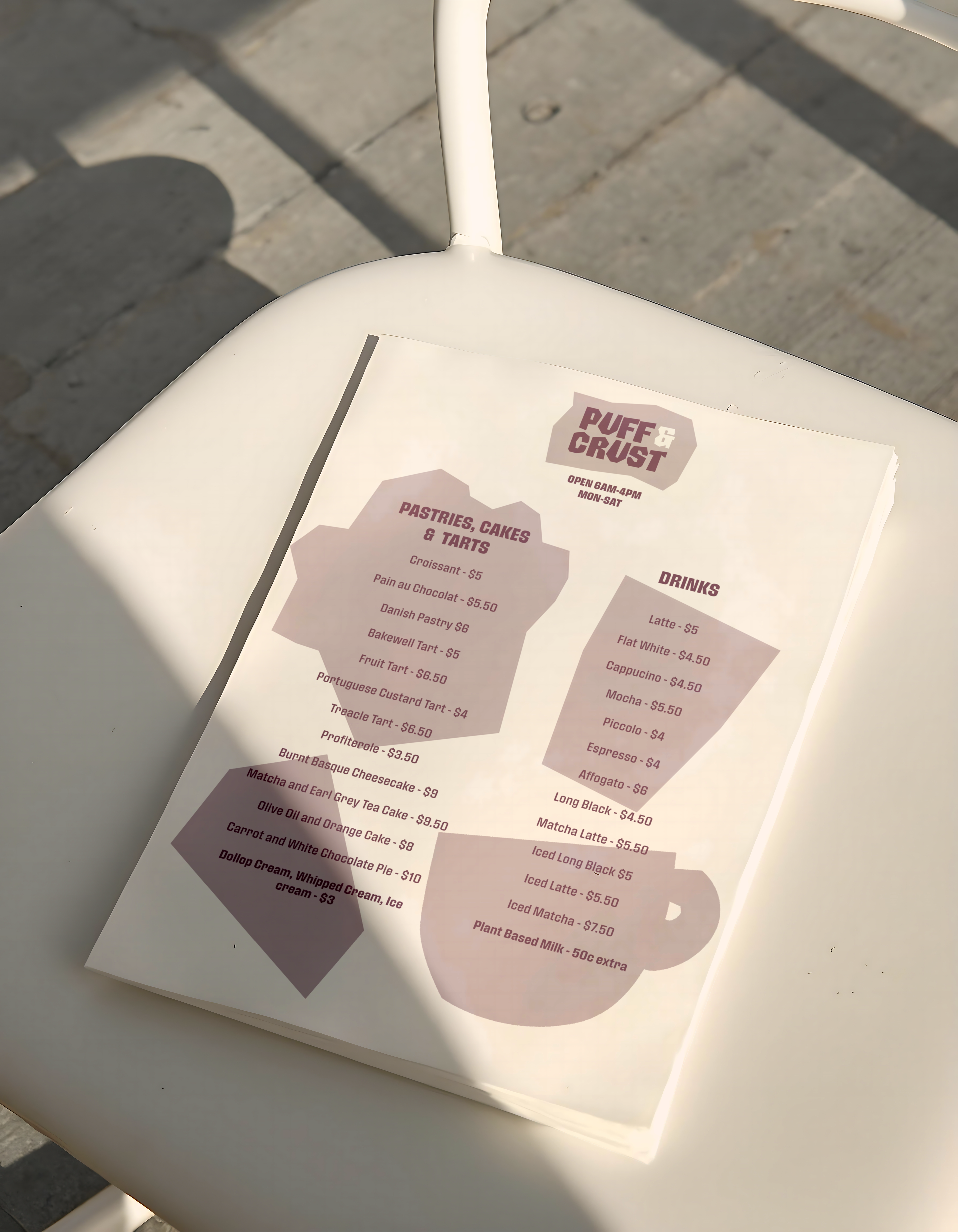 Mockup Menu