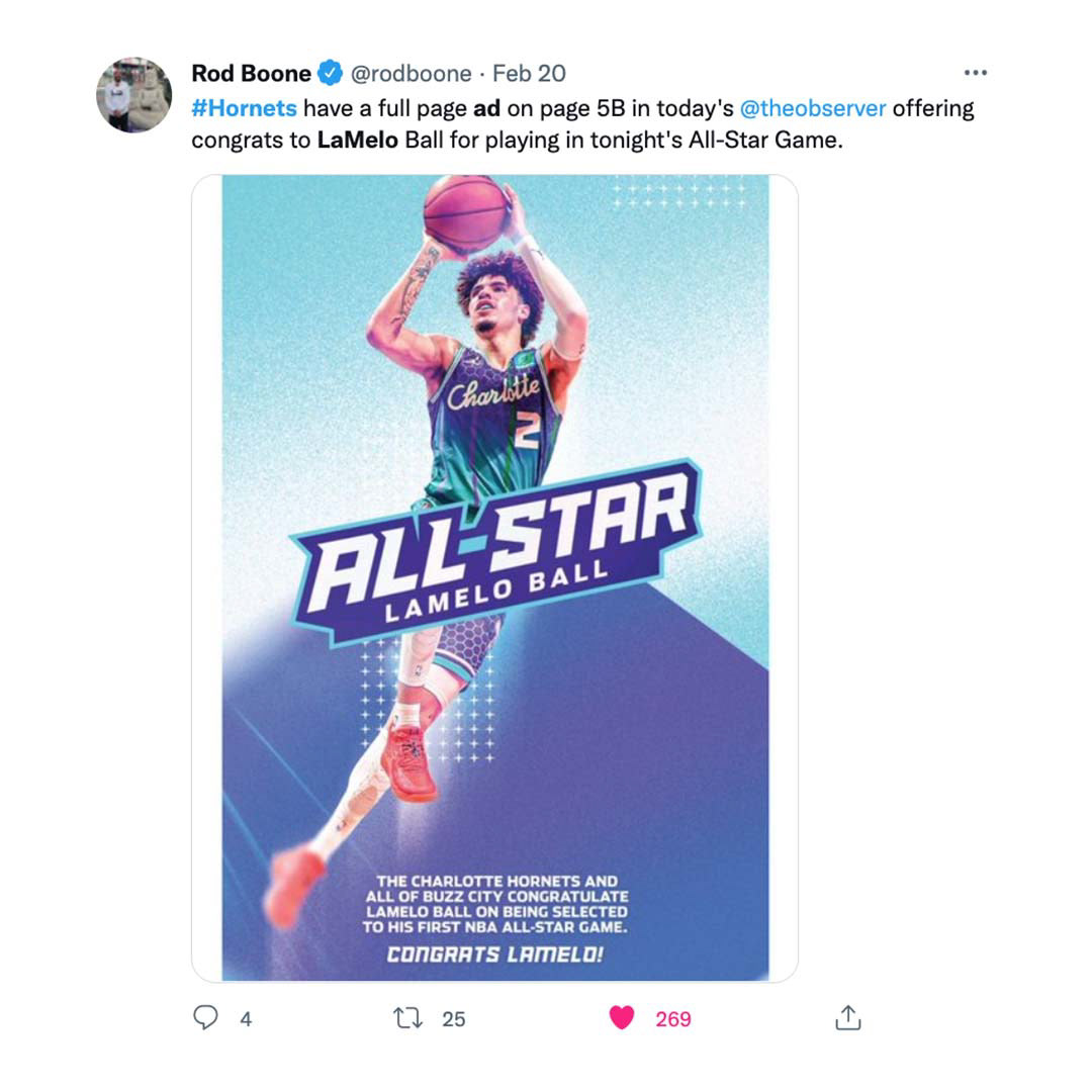 Charlotte Hornets' LaMelo Ball named to 2022 NBA All-Star Game