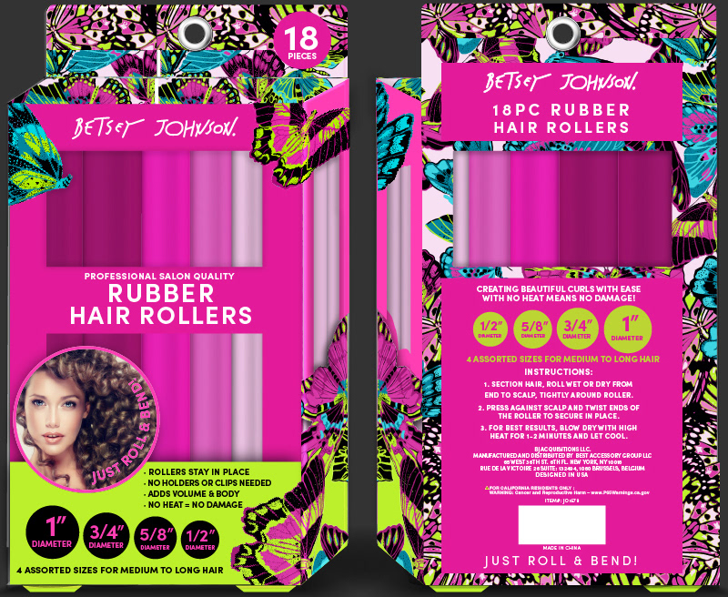 Betsey Jhonson Rubber Hair Rollers