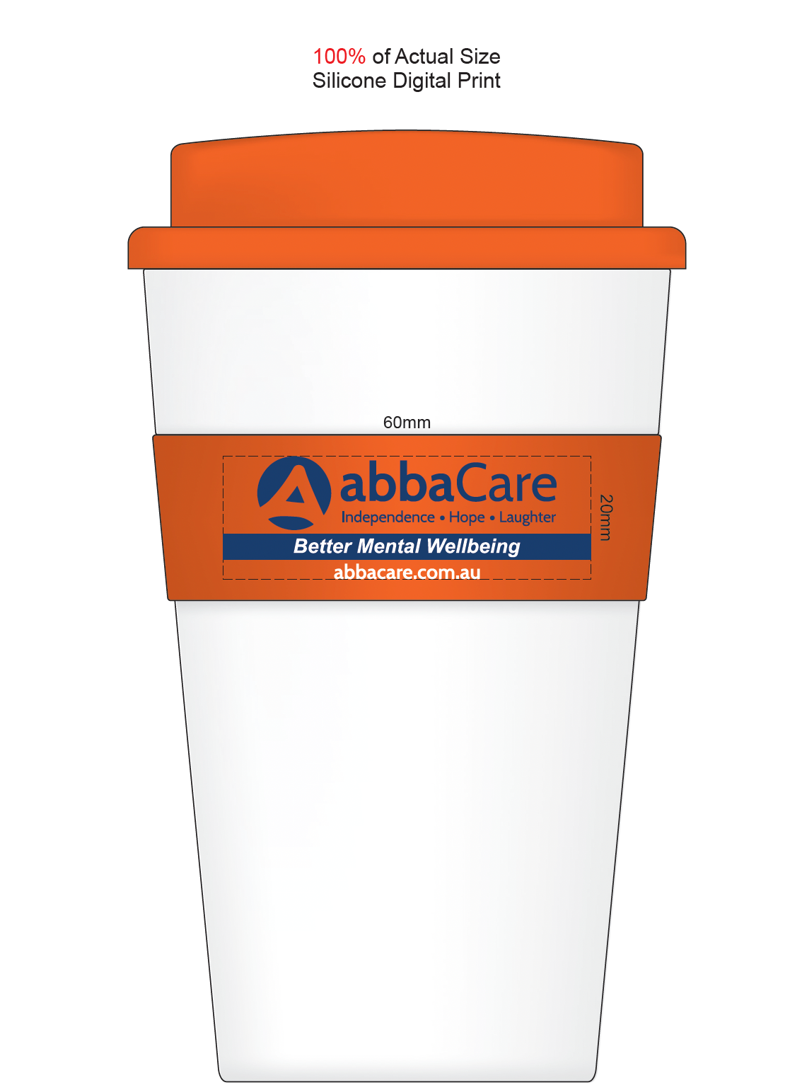 AbbaCare coffee cup