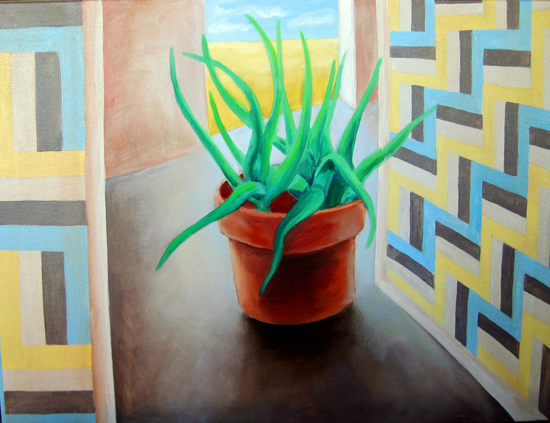 Home 3, Oil on Canvas, 18 x 24", 2012