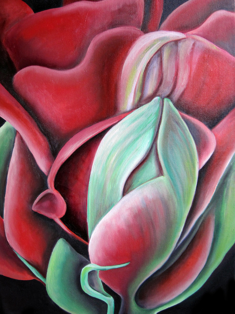 Strong Women, Oil on Canvas, 18 x 24", 2011