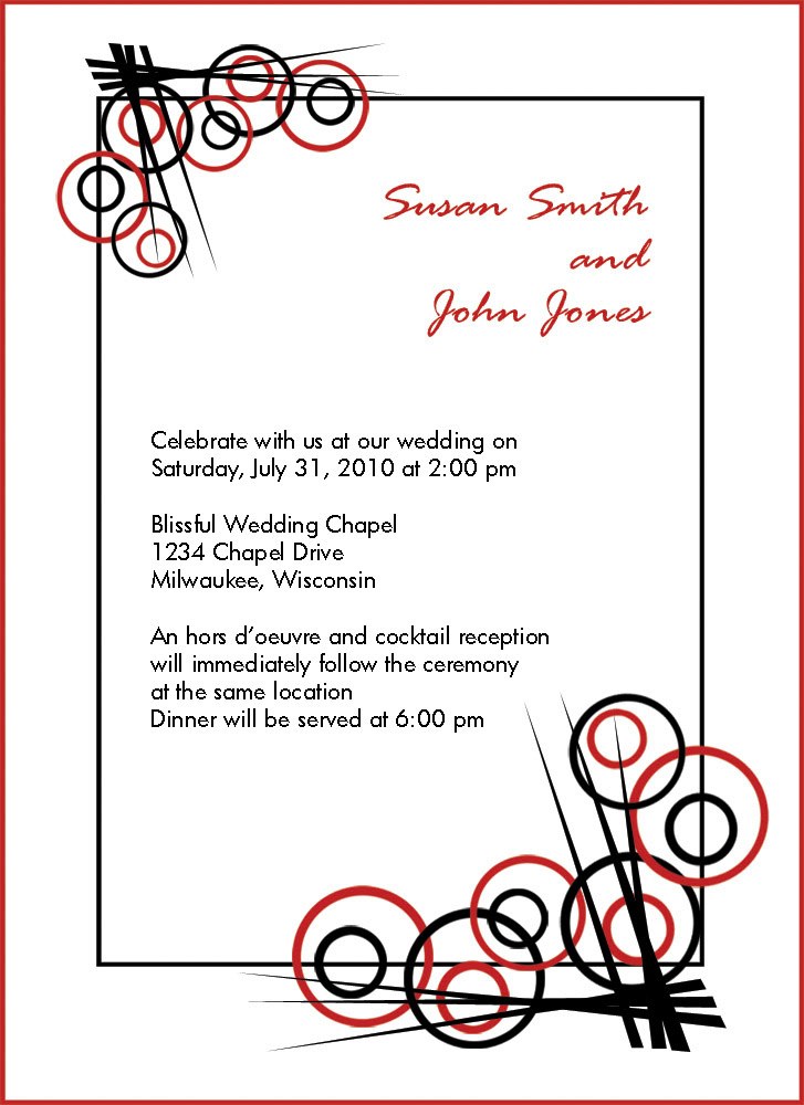 Wedding Invitation
