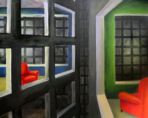 Agoraphobia 7, Oil on Canvas, 24 x 30", 2010