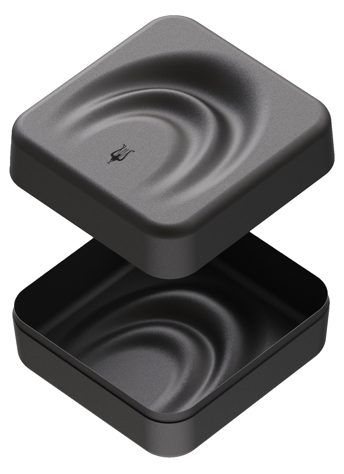 Pulp tray — gray construction view