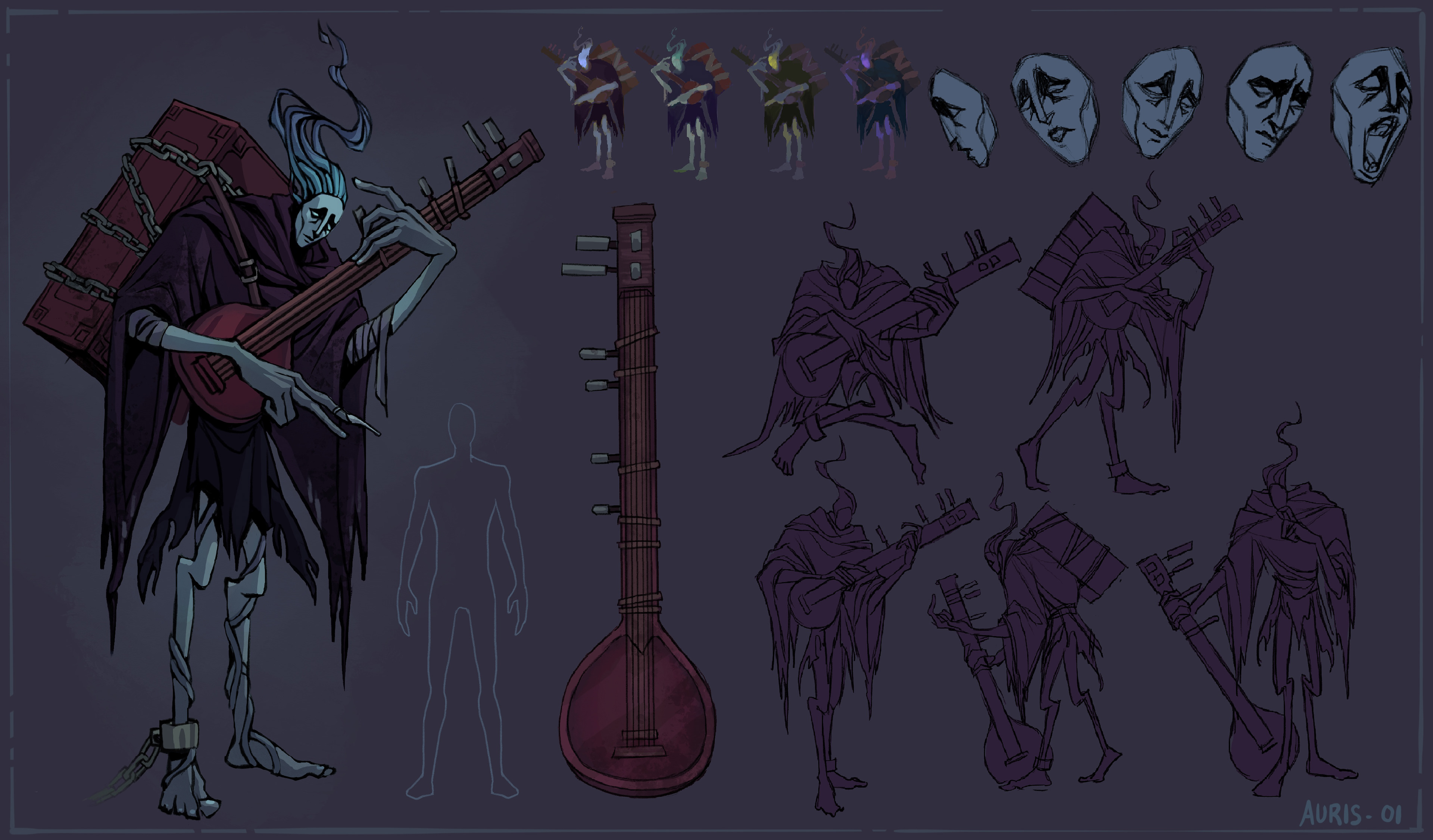 Auris Fullbody/Expression/Pose/Prop Page
