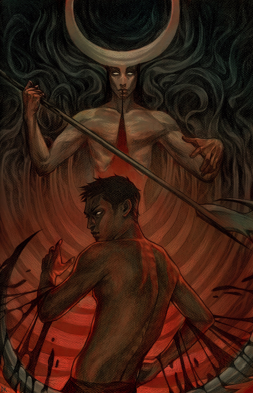 Vision of The End, 12 x 19, Graphite, Toned Paper, Digital