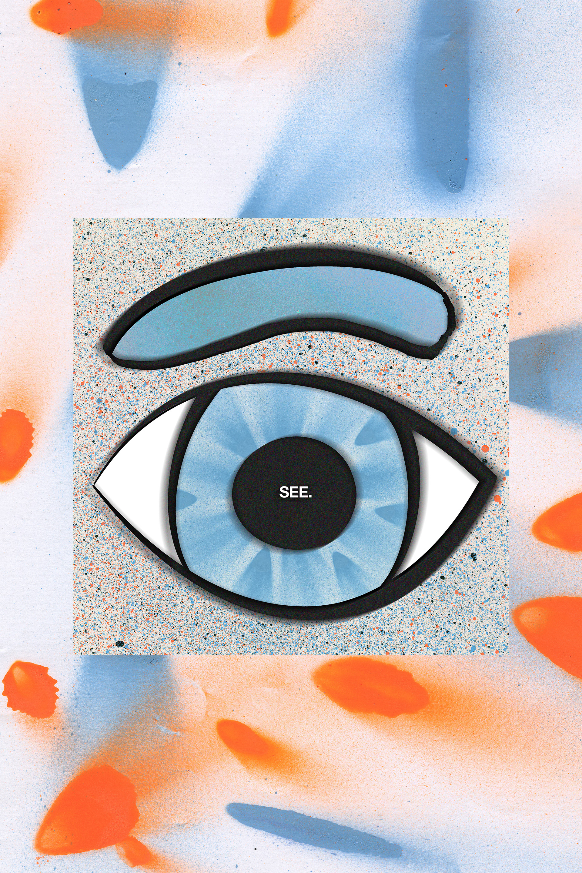 An experimental poster design exploring the concept of perception through symbolic illustration and layered composition. This piece focused on visual hierarchy, contrast, and conceptual storytelling within a poster format.