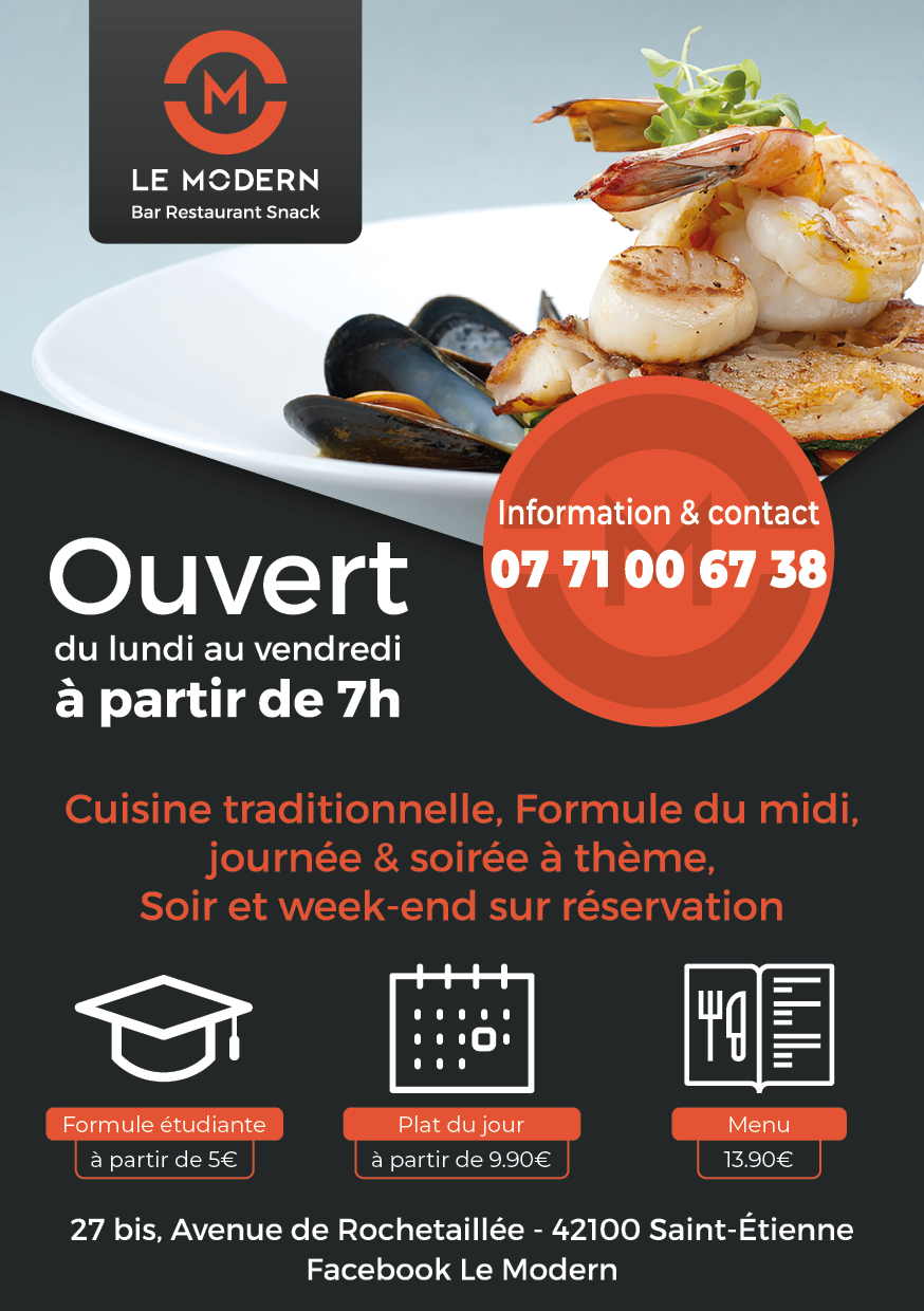 Restaurant Le Modern - Flyer A5