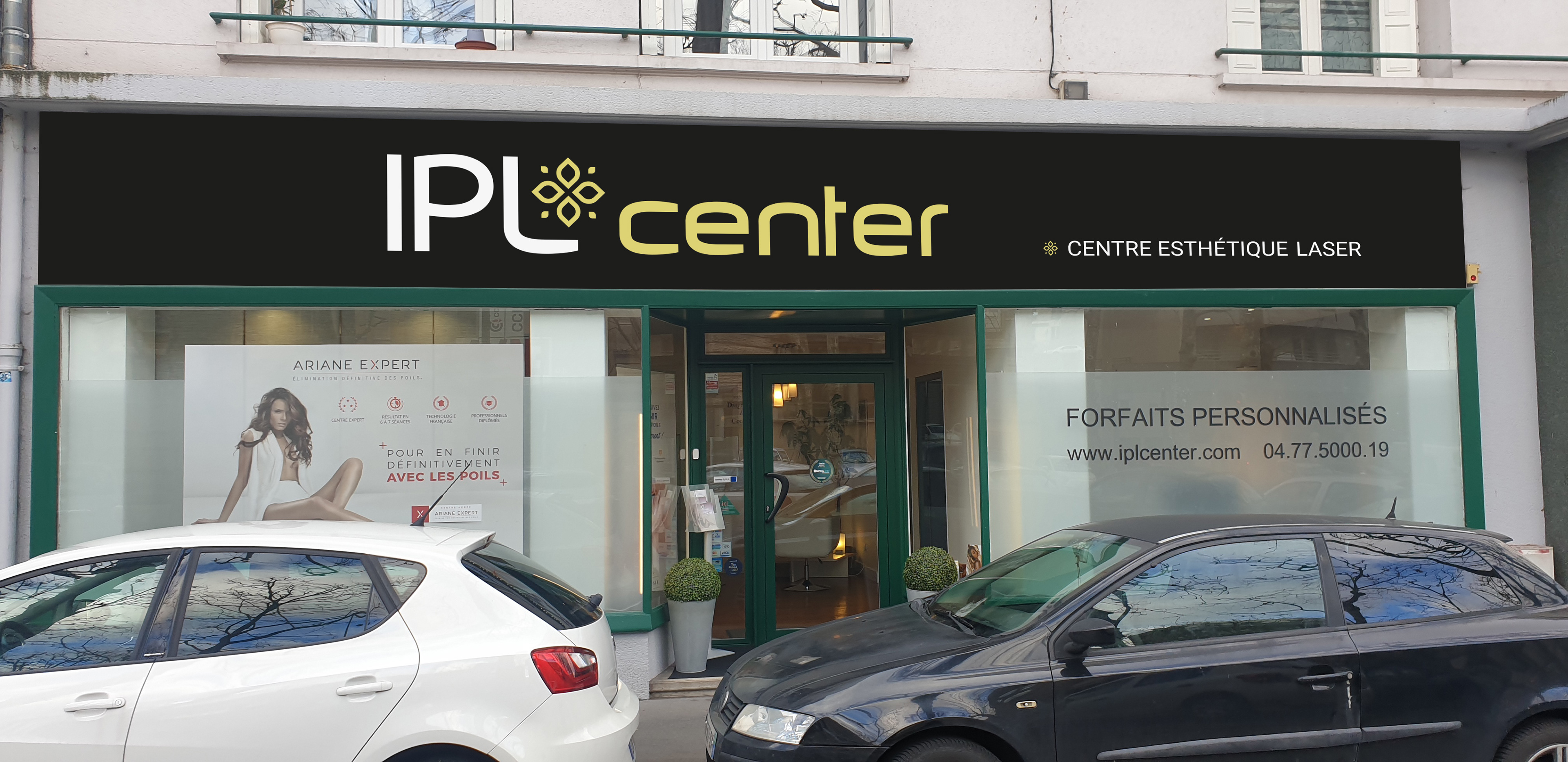 IPL Center - mise en forme de l'enseigne