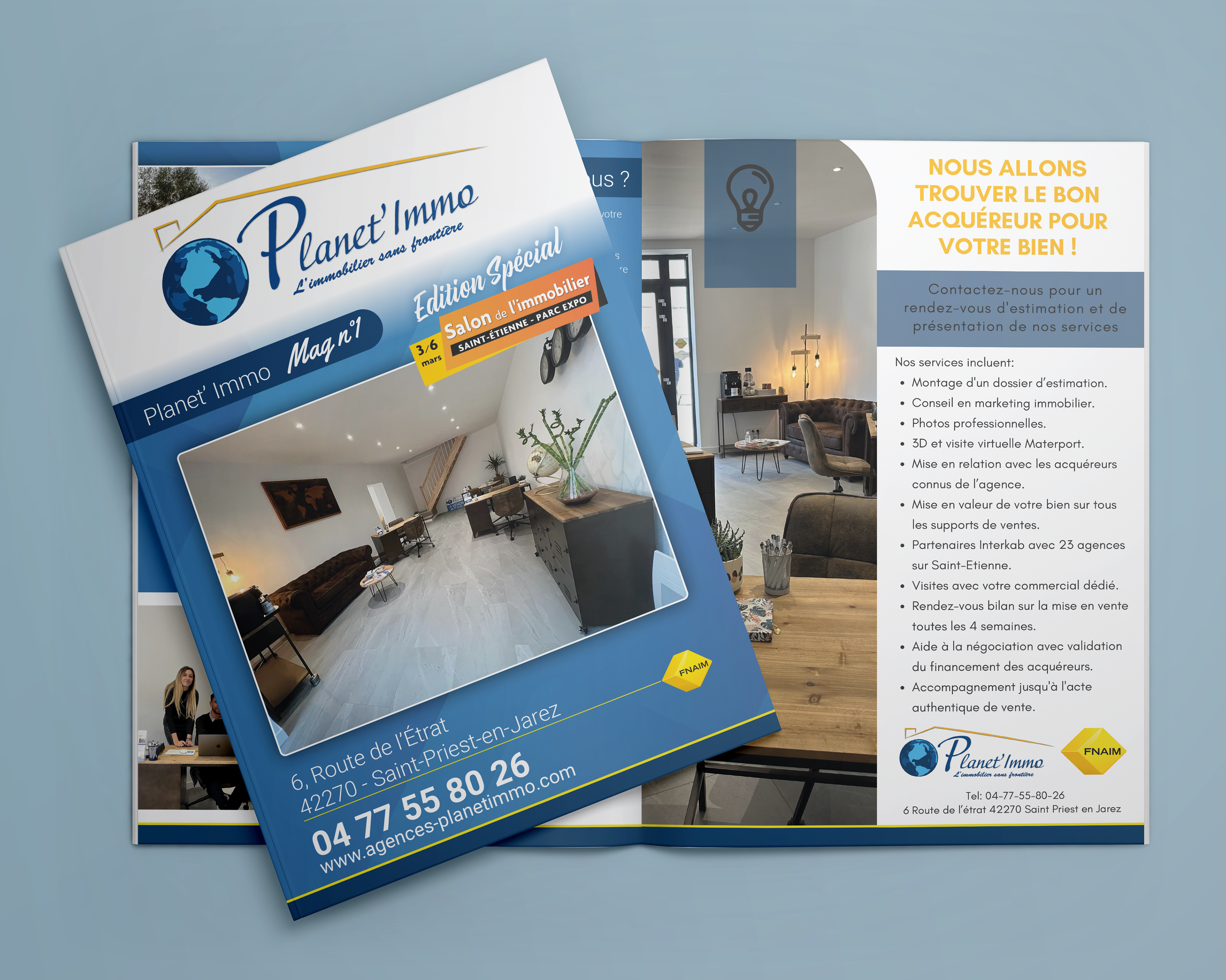 Agence Planet'Immo - brochure 8 pages
