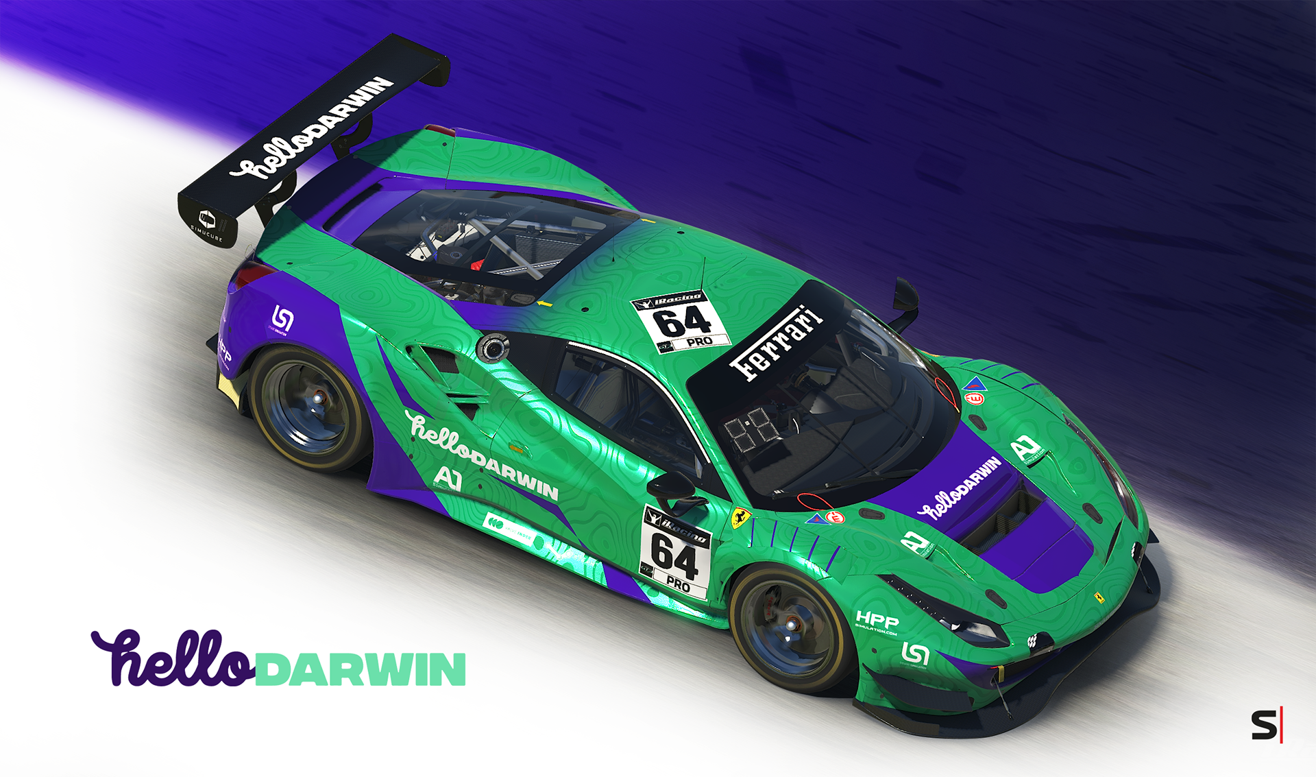 Ferrari 488 GT3 Evo - Hello Darwin