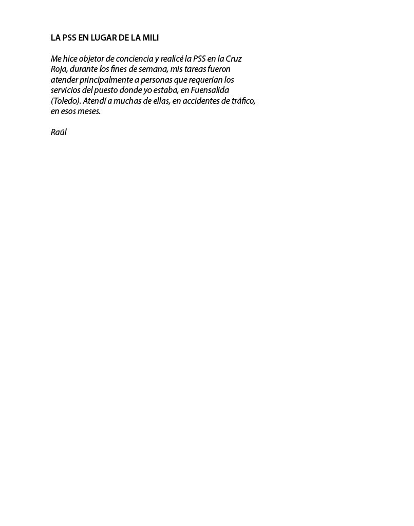 Testimonio de Raúl