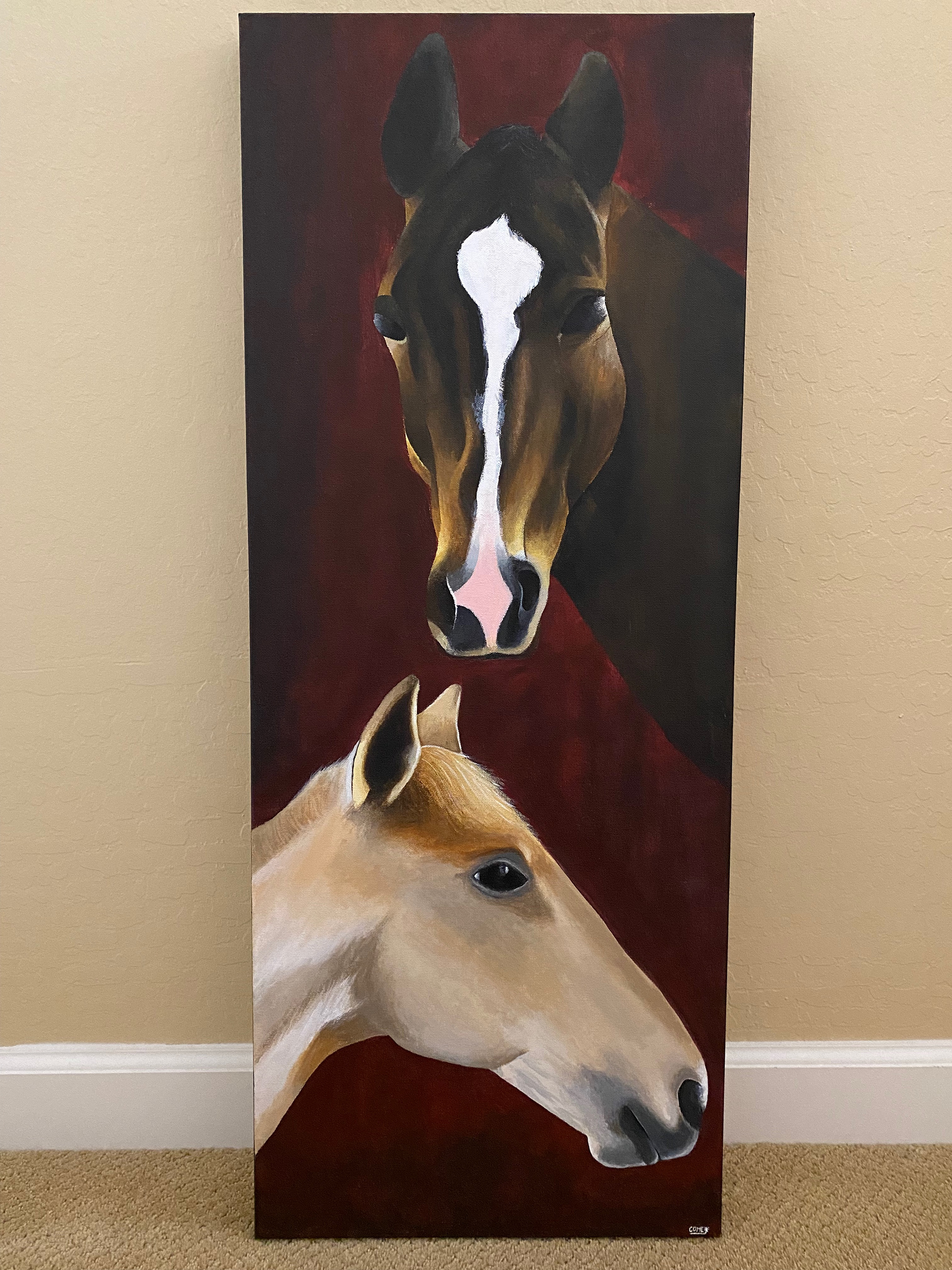 Acrylic on canvas - 12" x 36" (2021)