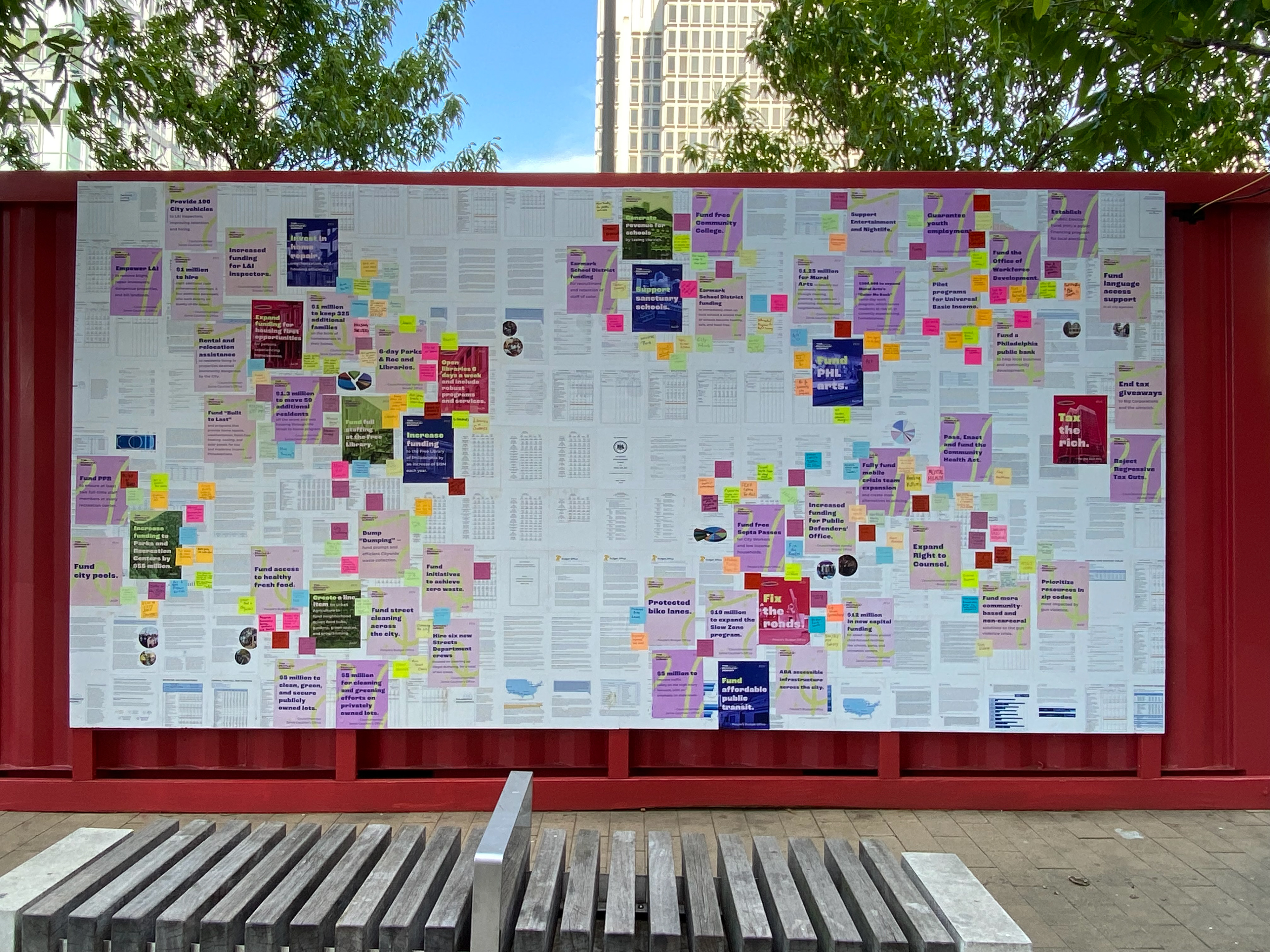 Back wall of People's Budget Office facing 16th Street