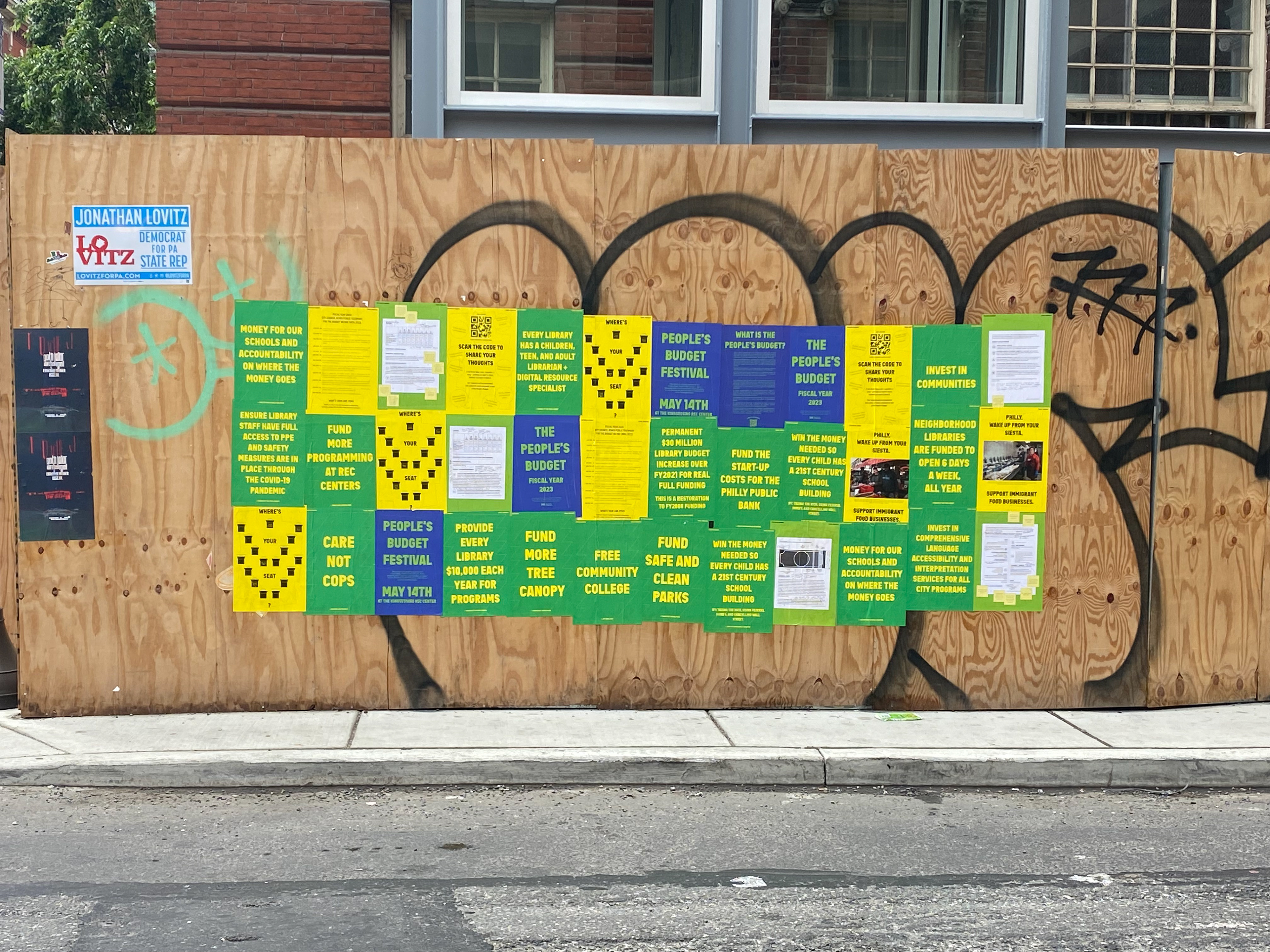 People's Budget Installation
