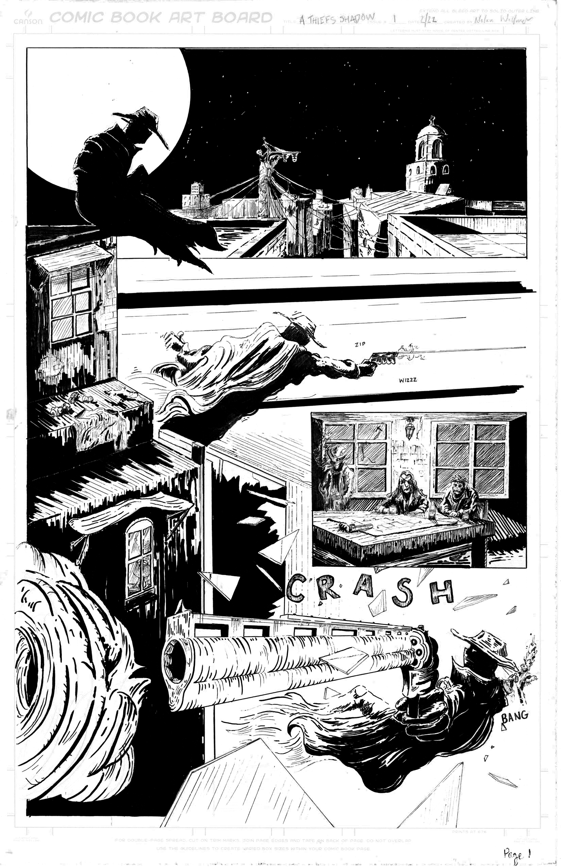 "A Thief's Shadow" Comic P1