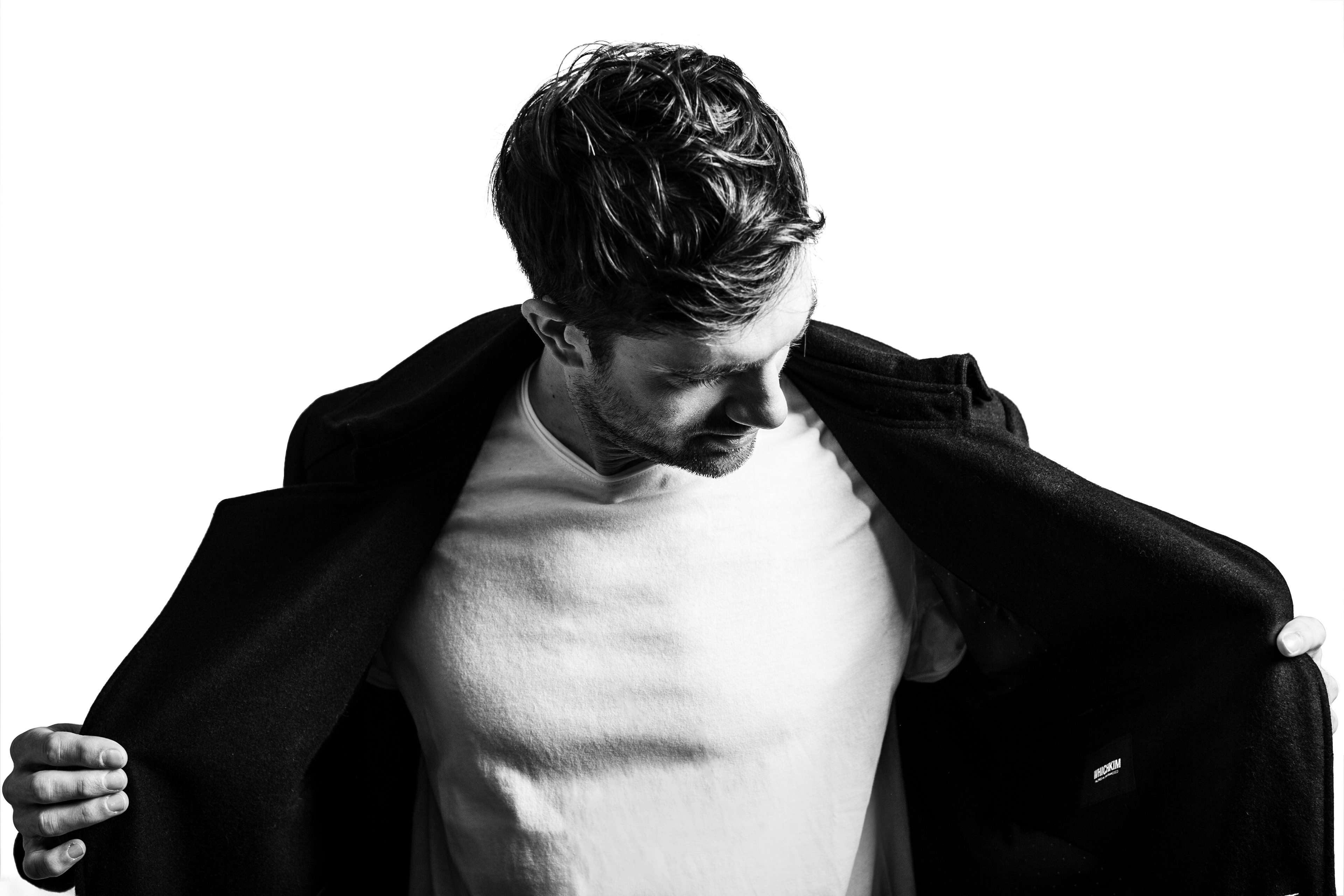 Designer: Dahae Kim/ Whichkim. Model: Tyler Wood Birkestrand. Styling: Jesus Ortiz. Assistant: Jiaqi Liy. Photography: Michael Paul Snyder.
