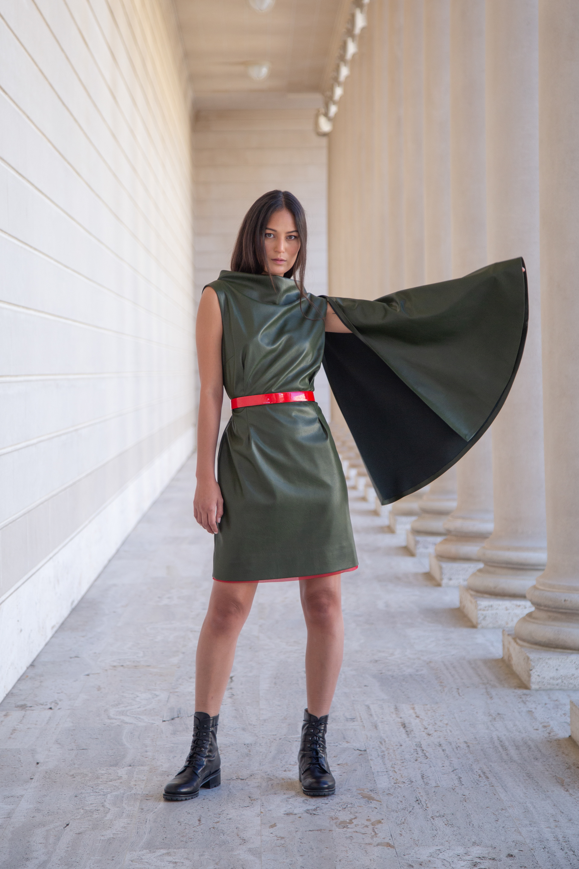 Expats Design. Founded by Stephan Rabimov. Designed by Vasily Vein Model Suong Nguyen. Styling by Farnaz Dadashi. Photos by Michael Paul Snyder