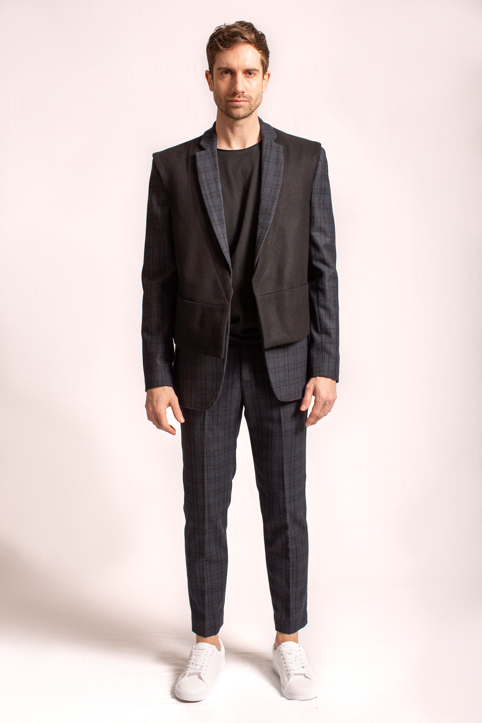 Designer: Dahae Kim/ Whichkim. Model: Tyler Wood Birkestrand. Styling: Jesus Ortiz. Assistant: Jiaqi Liy. Photography: Michael Paul Snyder.