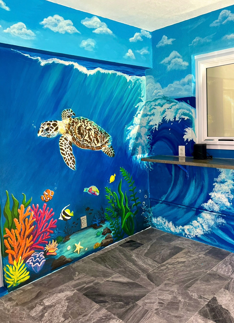 Hand-Painted Florida Pool Patio (GGP)