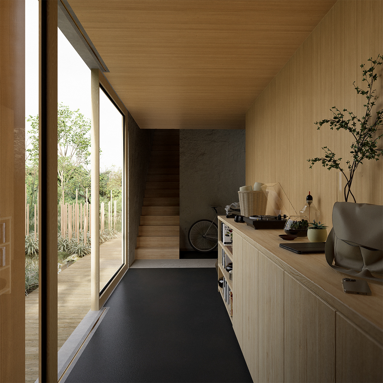 Remodelación Casa Pirque, Pasillo Exterior | León A | 2025