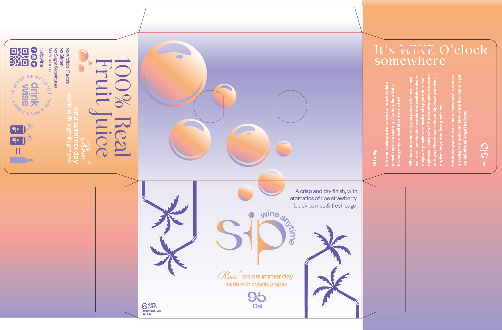 6 pack carrier dieline