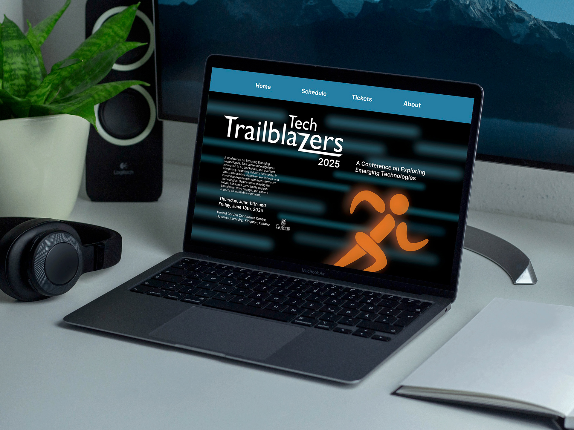 Homepage Website Mockup