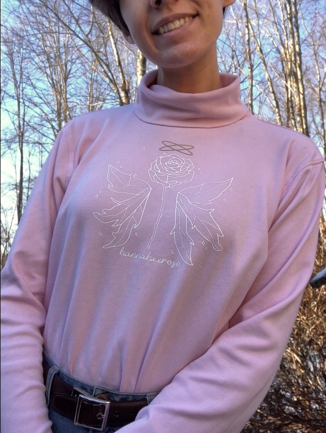 Hannahxxrose 'Fairy Rose' Turtleneck