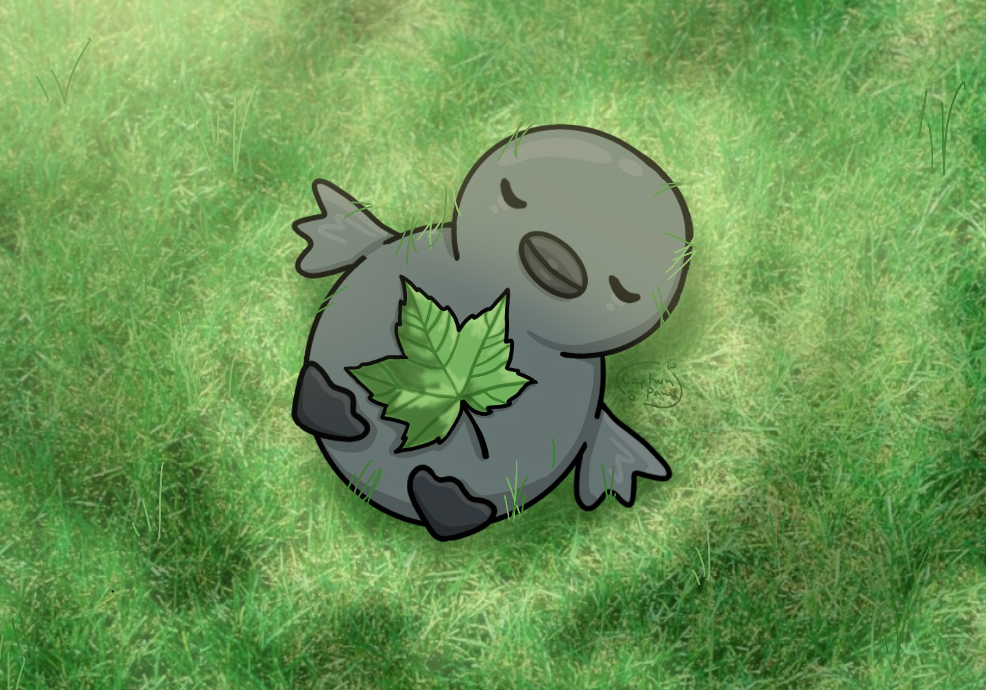 Doodle in the Grass