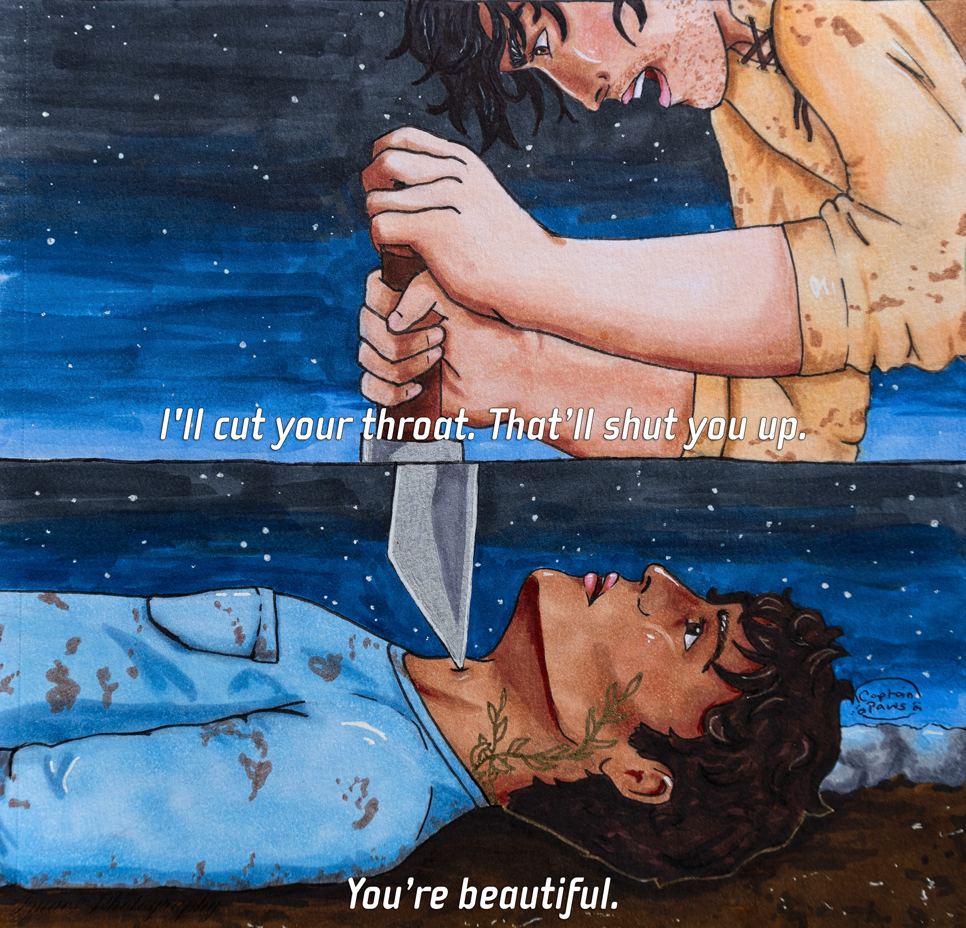You're Beautiful - The Brightness Between Us Princess Mononoke Scene Redraw