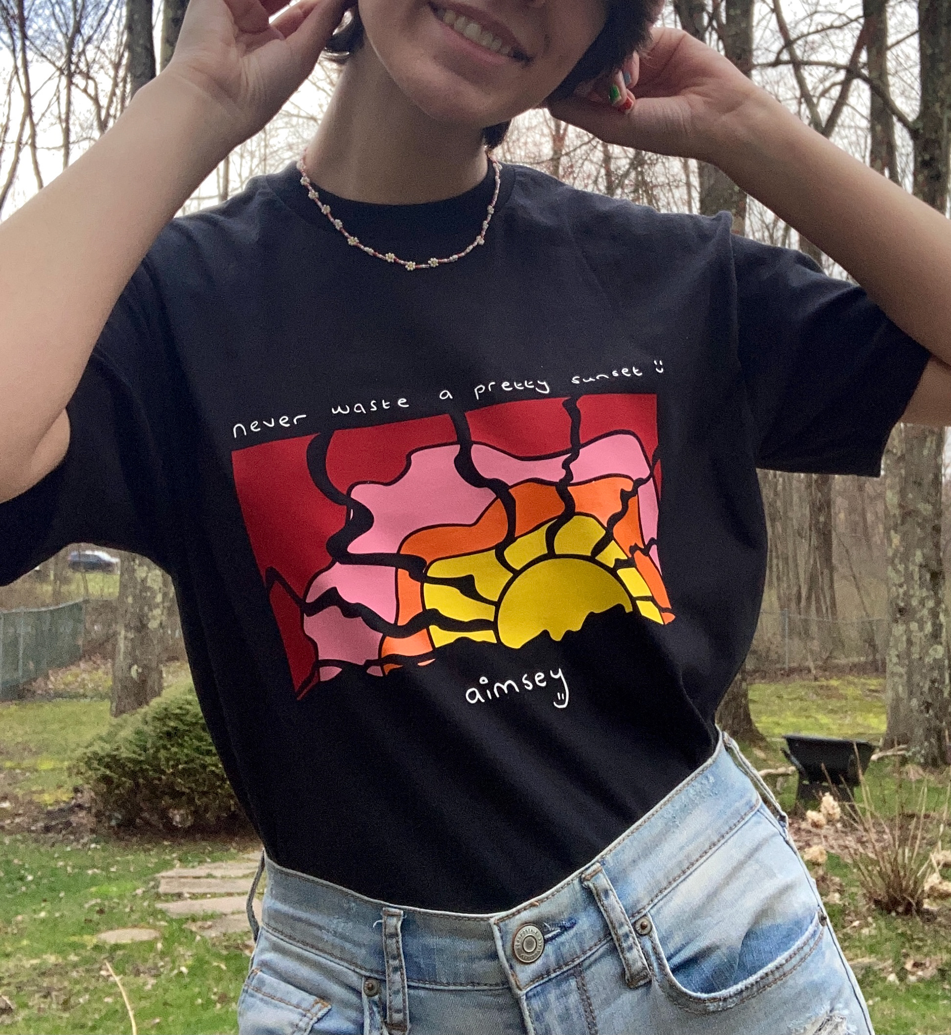 Aimsey 'Never Waste a Pretty Sunset' Shirt