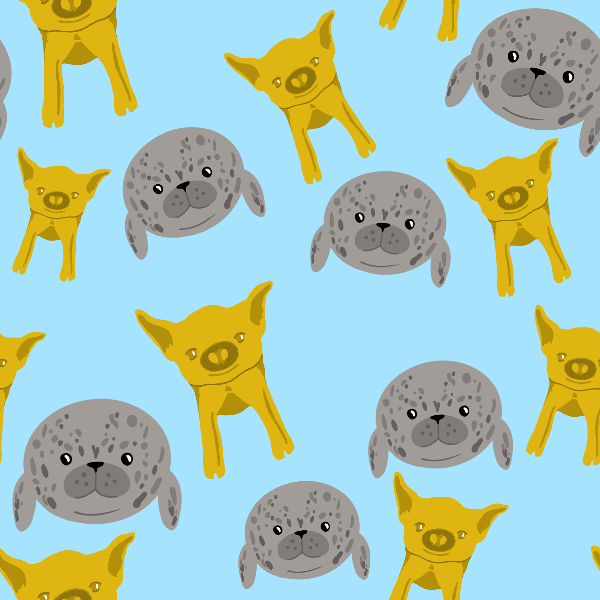 Golden Pig and Pheal Dan and Phil Pattern