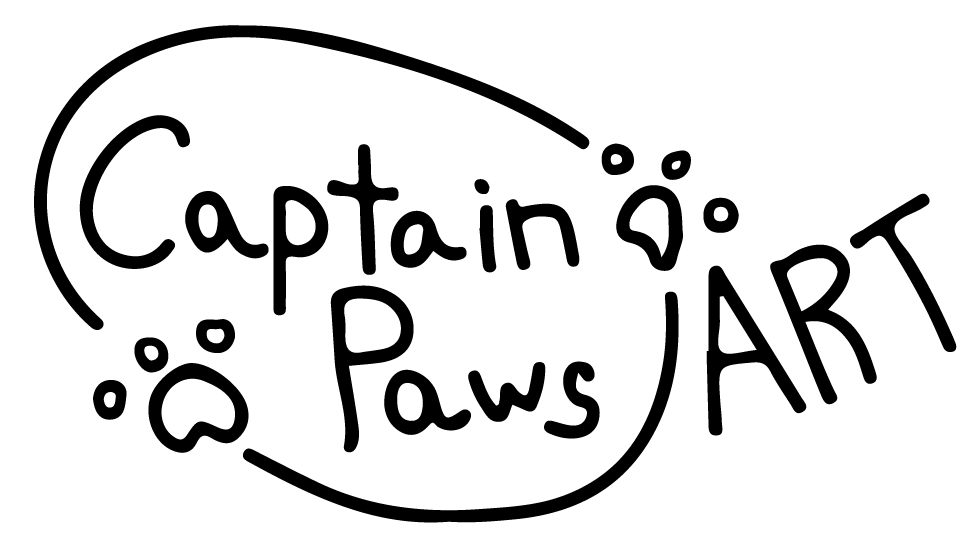 Captain Paws Art Logo