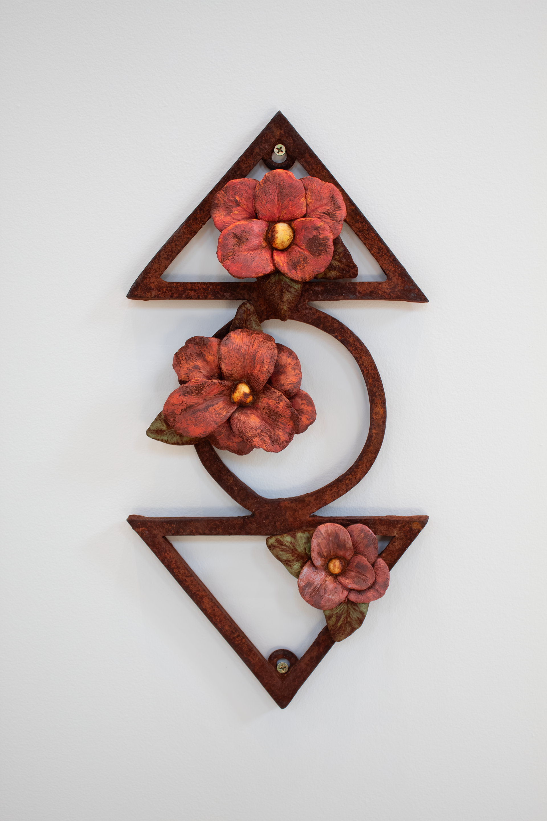 Efflorescence, Iron Casting with Enamel Paint, 2022