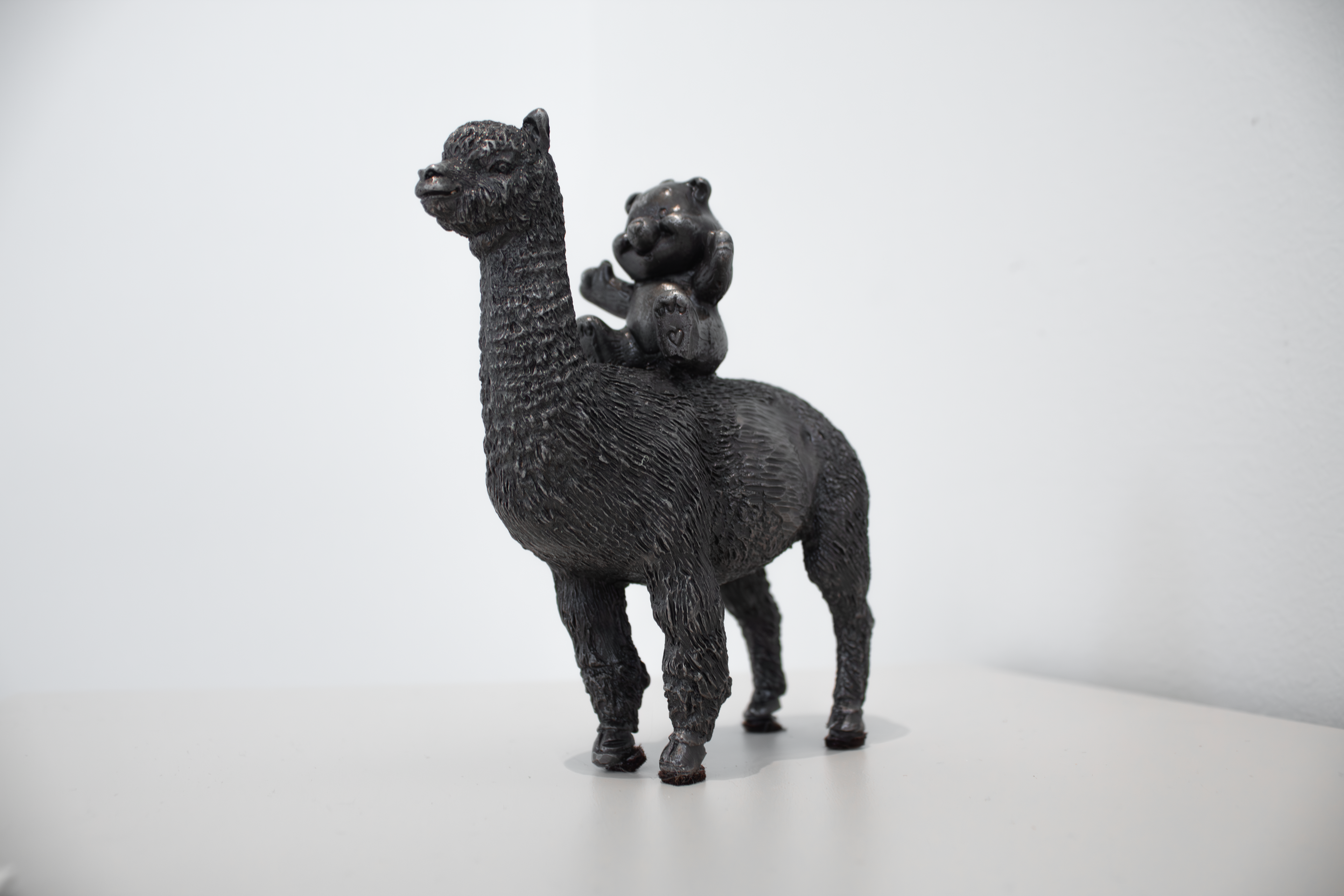 Llama Care #3, Stainless Steel Casting, 2022