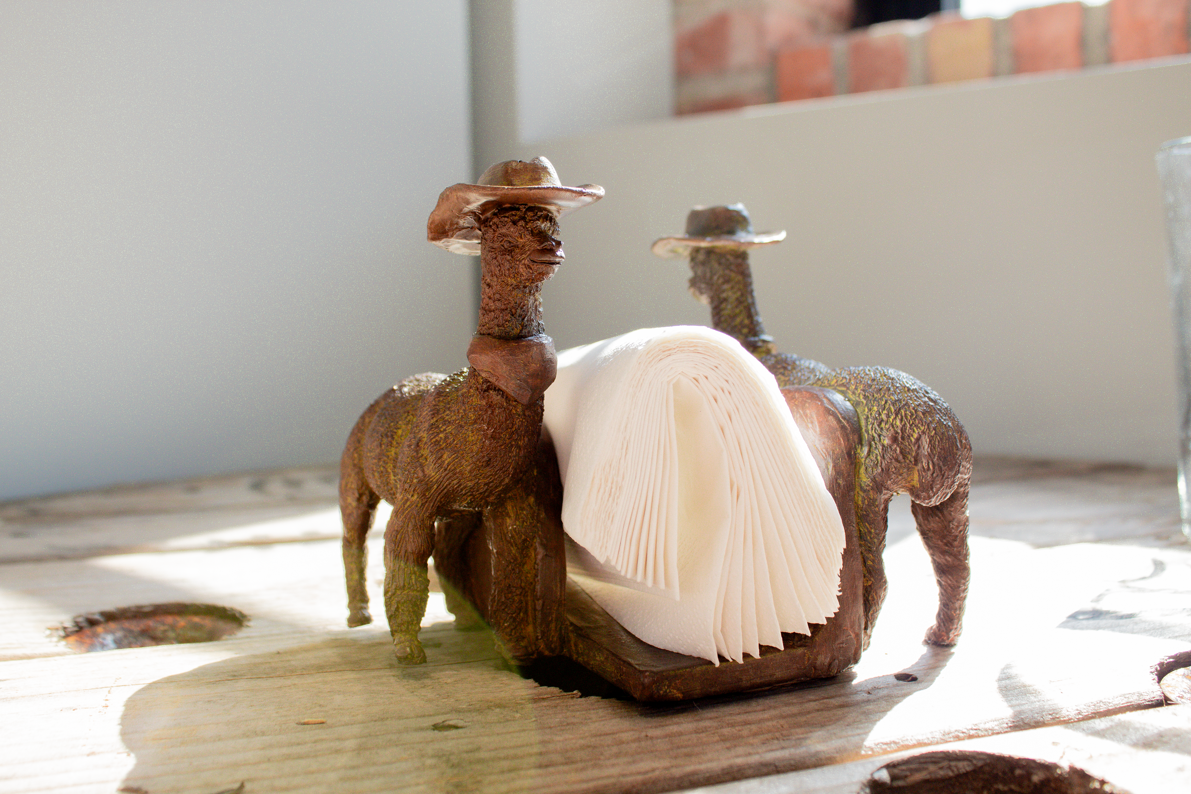 Yeehaw Llamas, Iron Casting, 2021