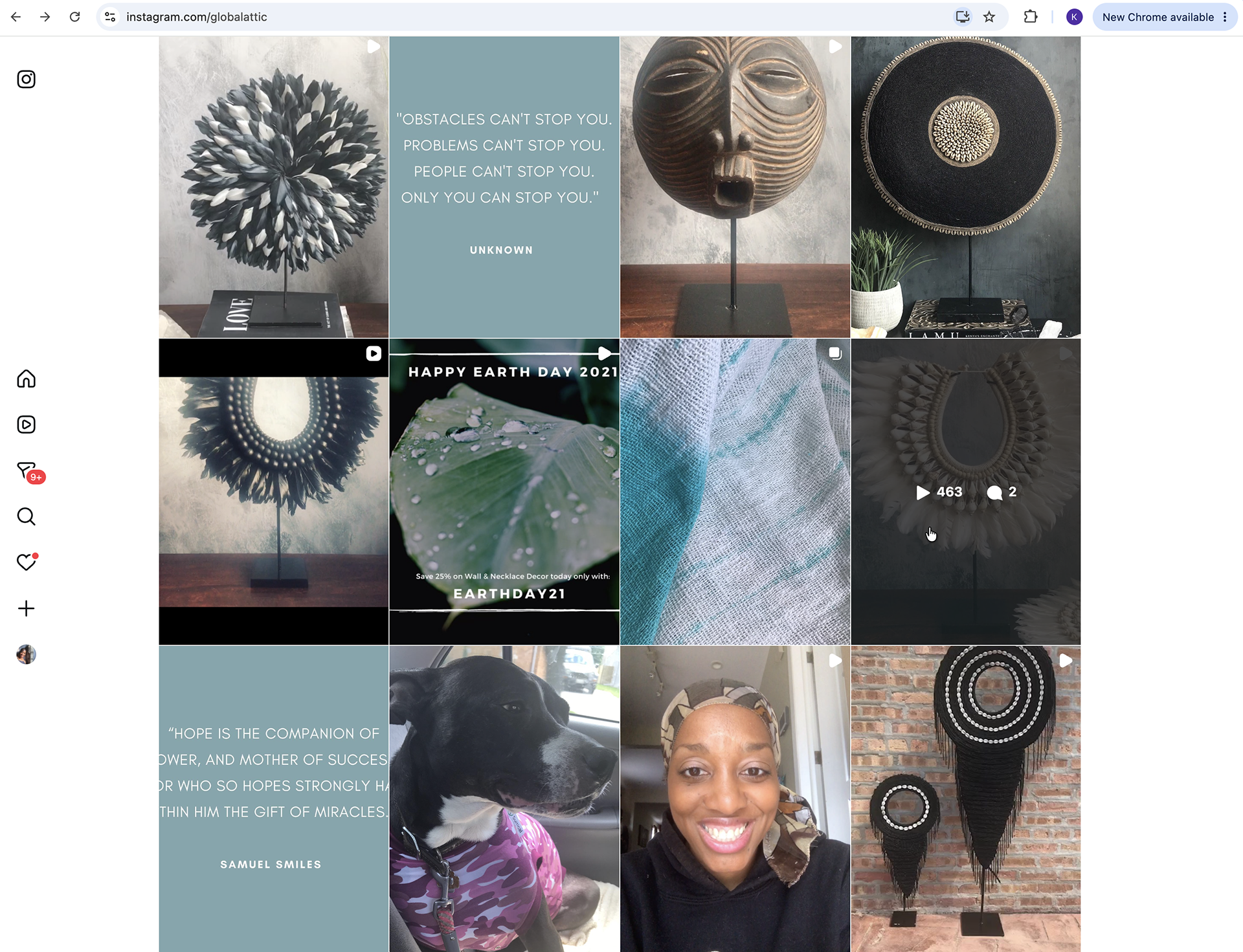 Global Attic Instagram