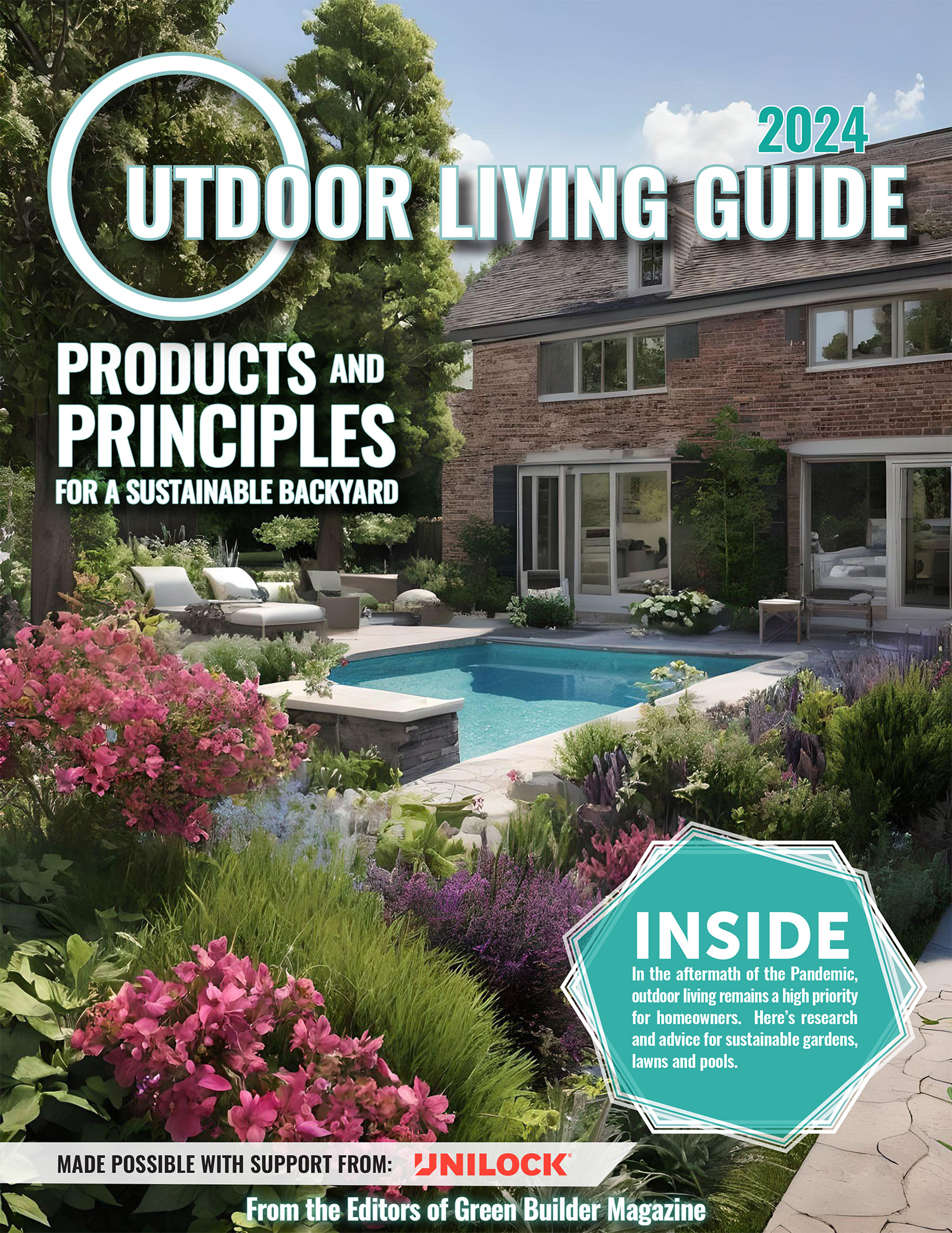 Outdoor Living ebook cover design.