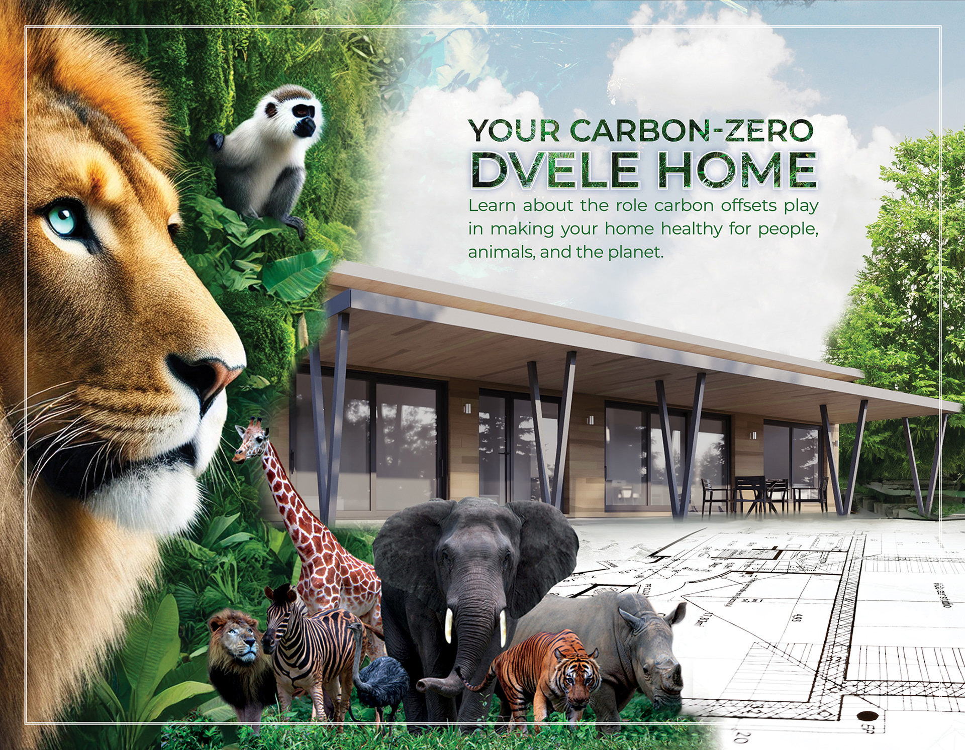 Created the brochure and cover design for a carbon offsets product.