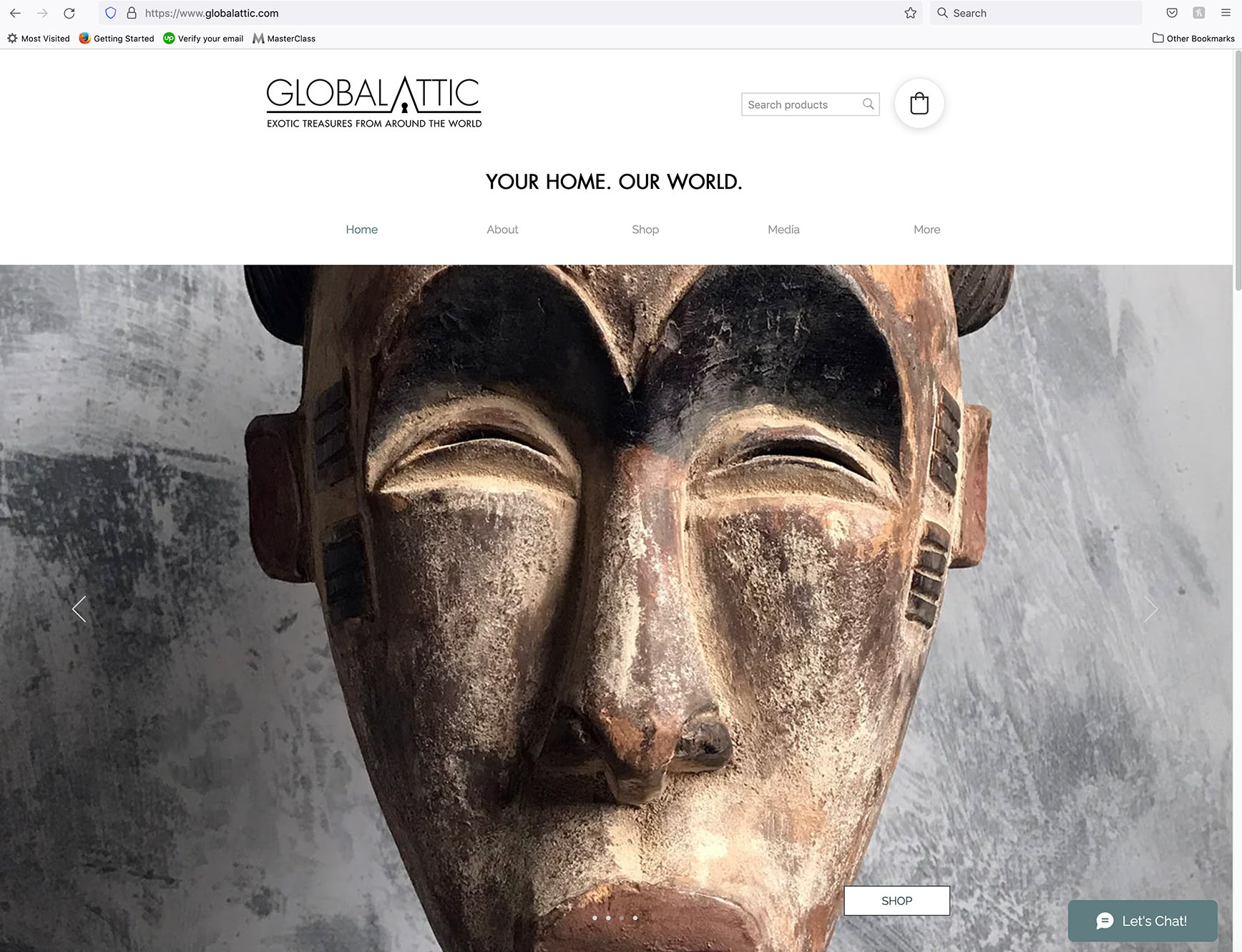 Global Attic website design/build
