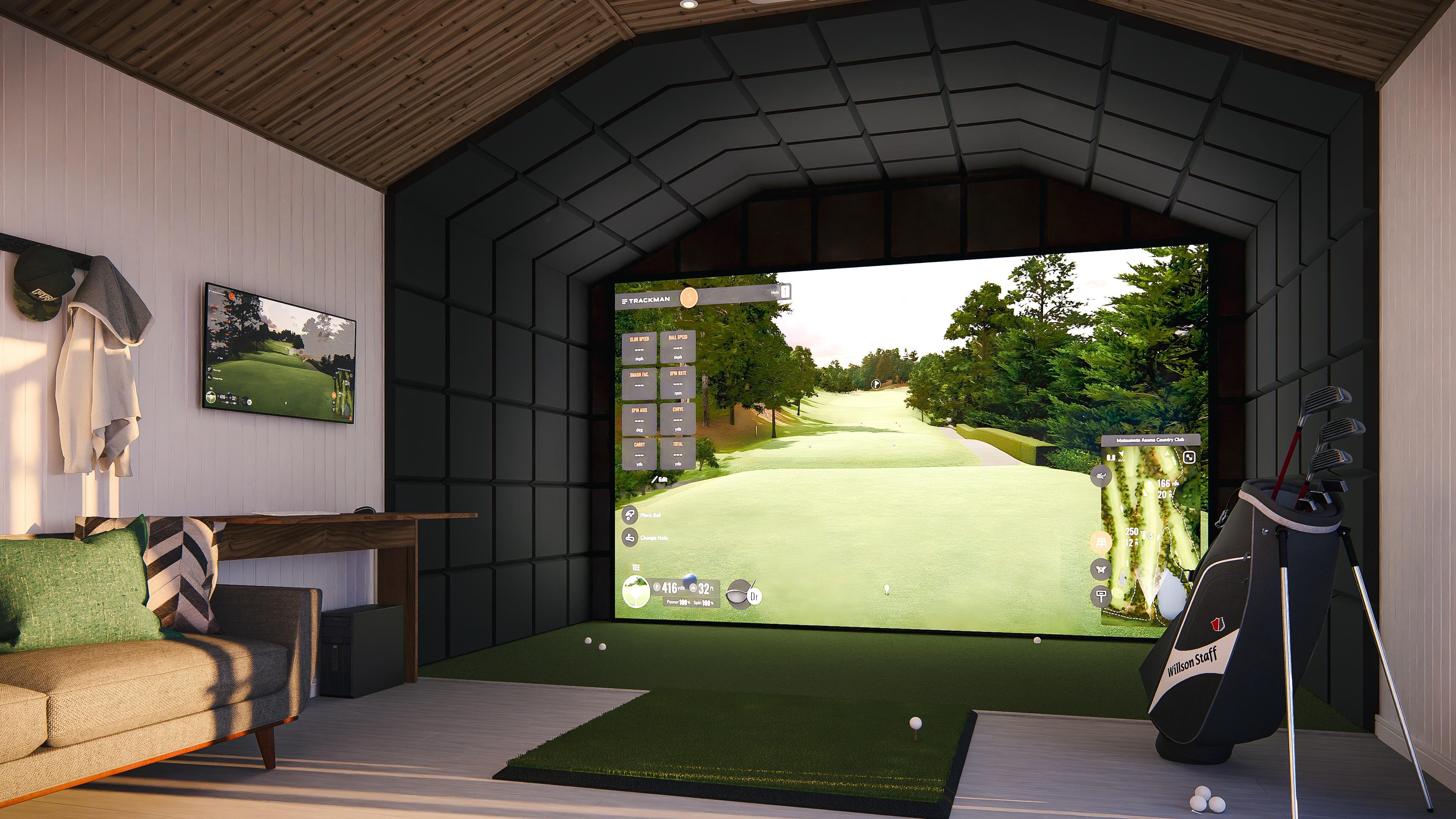 Golf Simulator Concept ©Crane Garden Buildings